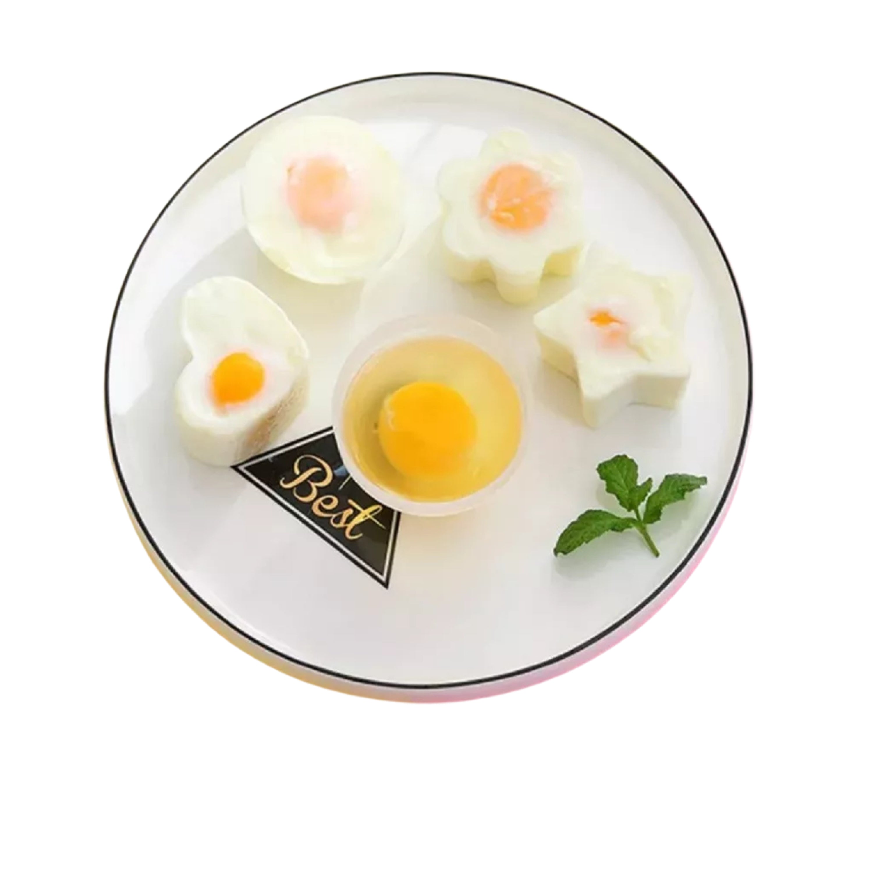 Kitcheniva Cute Cartoon Egg Boiler Set 4 Pcs