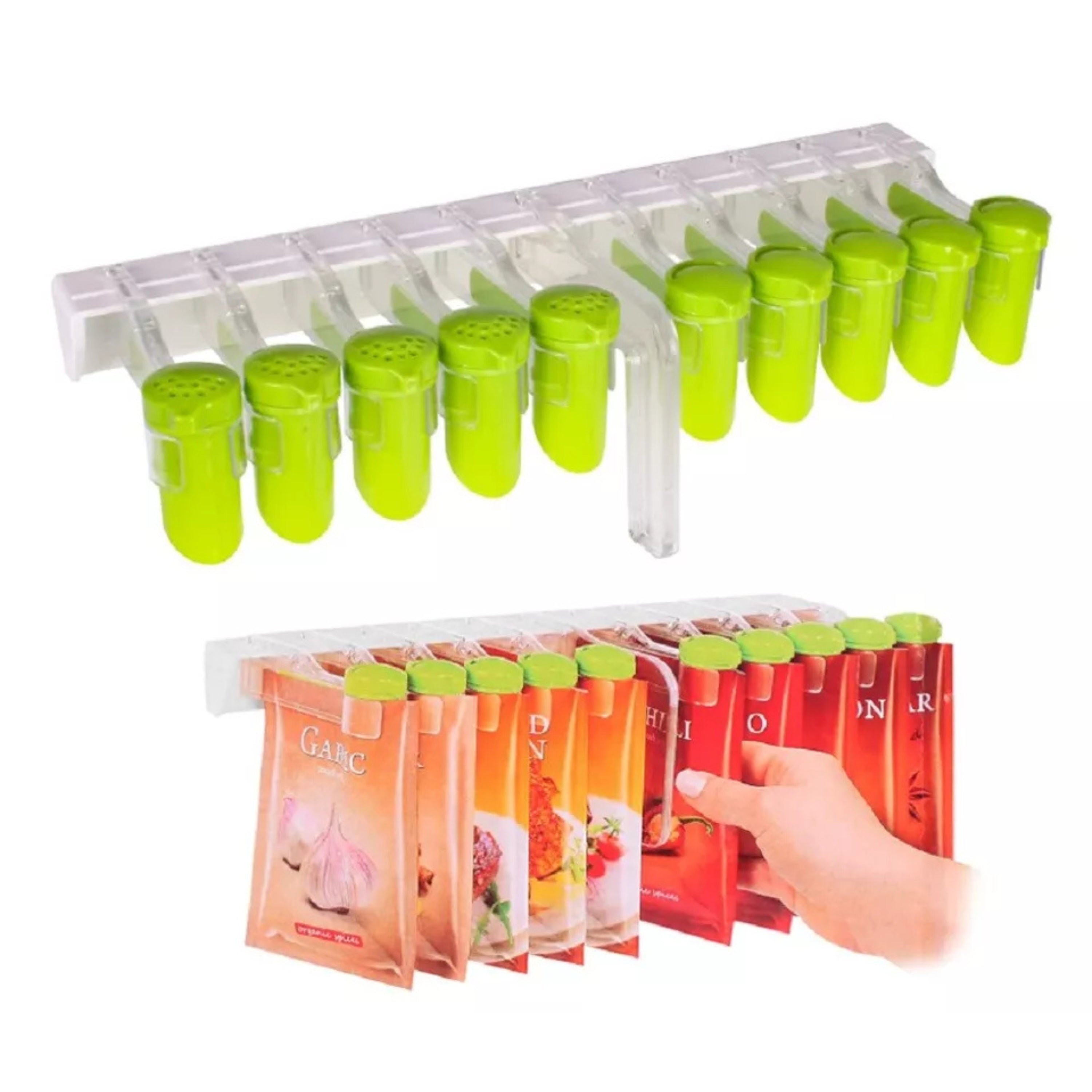 Kitcheniva Wall Mount Seasoning Bag Storage Rack