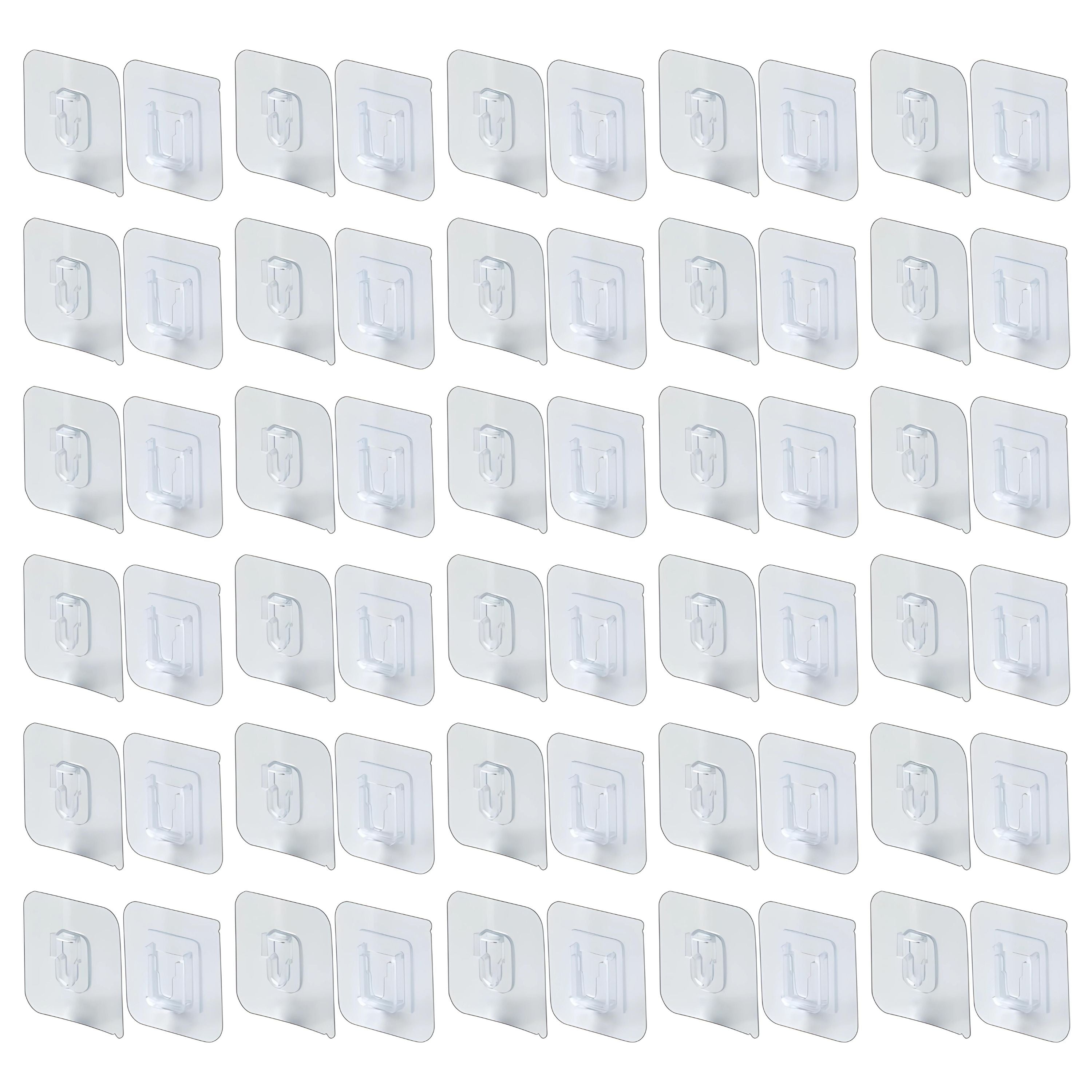 Kitcheniva Double-Sided Adhesive Wall Hooks 30 Sets