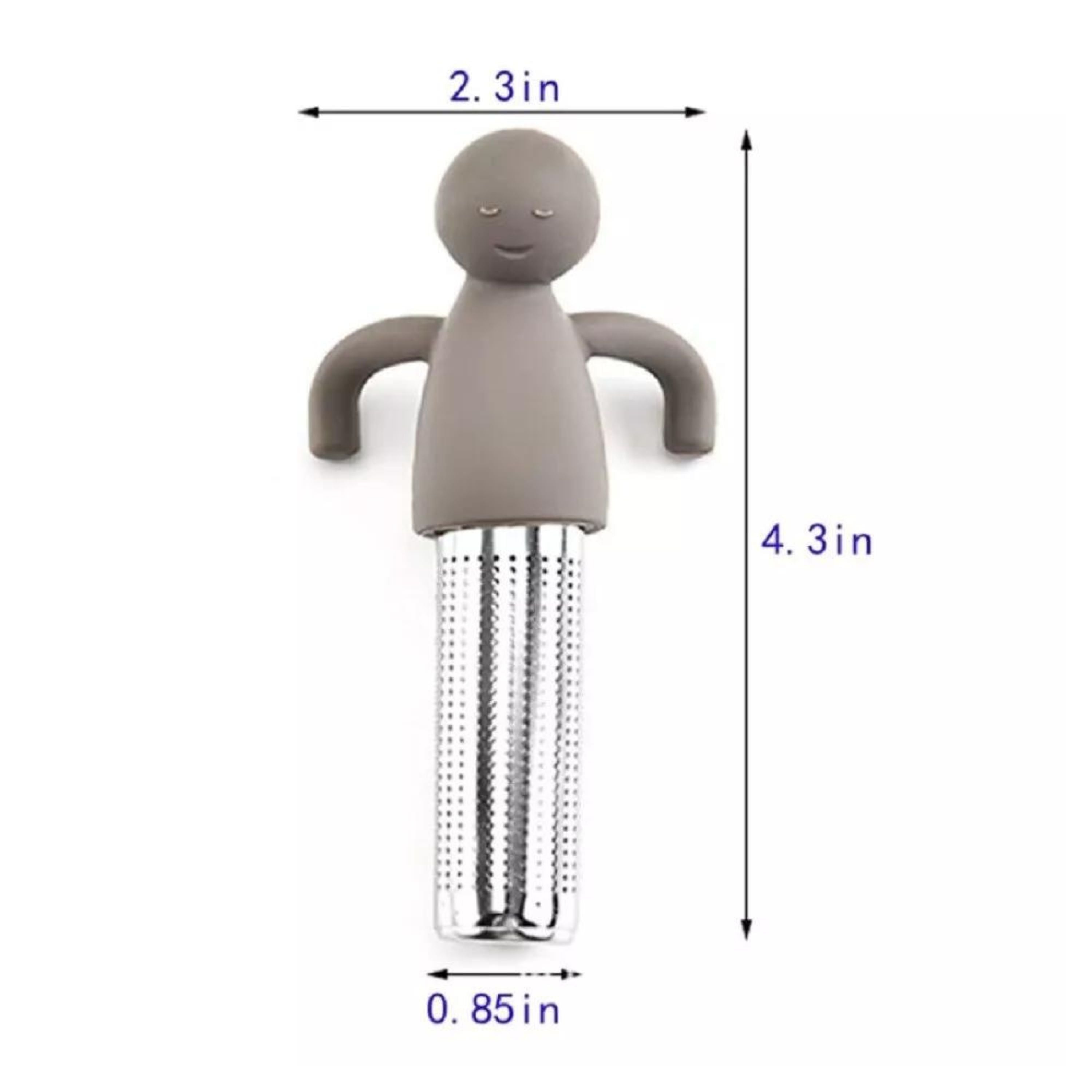 Kitcheniva Loose Leaf Tea Infuser Set With Silicone Handle 2 Pcs
