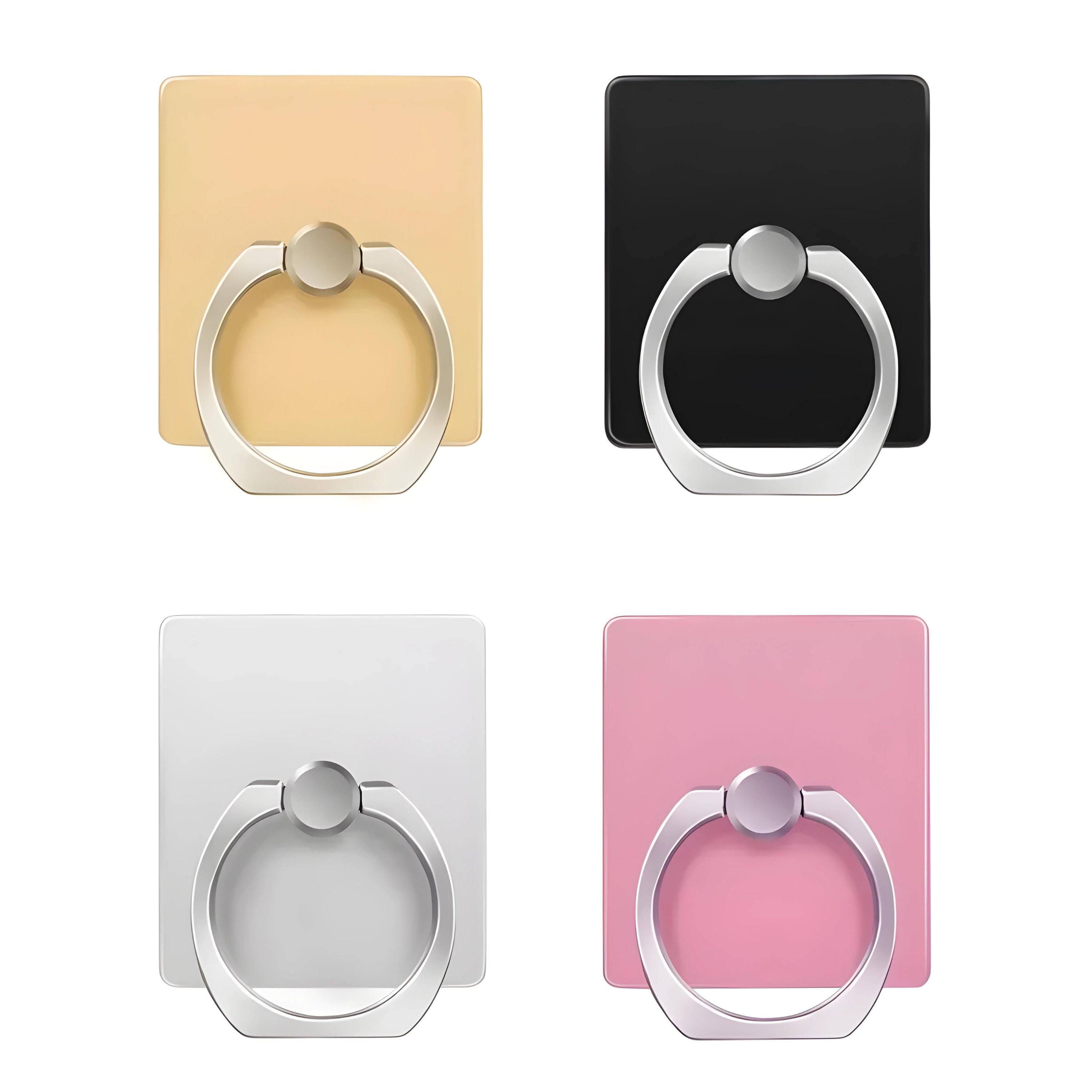 Kitcheniva 360° Universal Rotating Finger Ring Stand Holder 4 Pcs