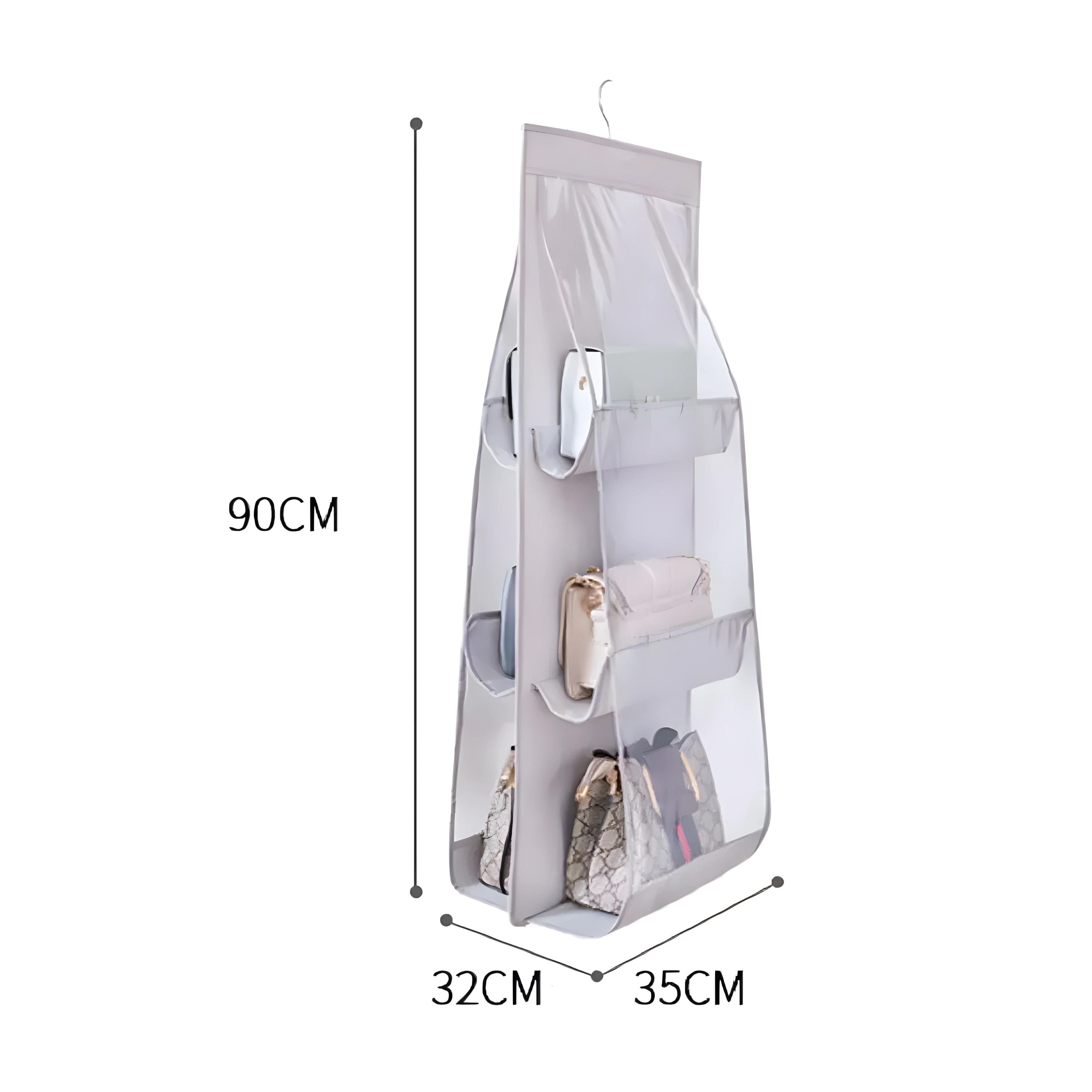 Kitcheniva Hanging Handbag Organizer 6 Pockets