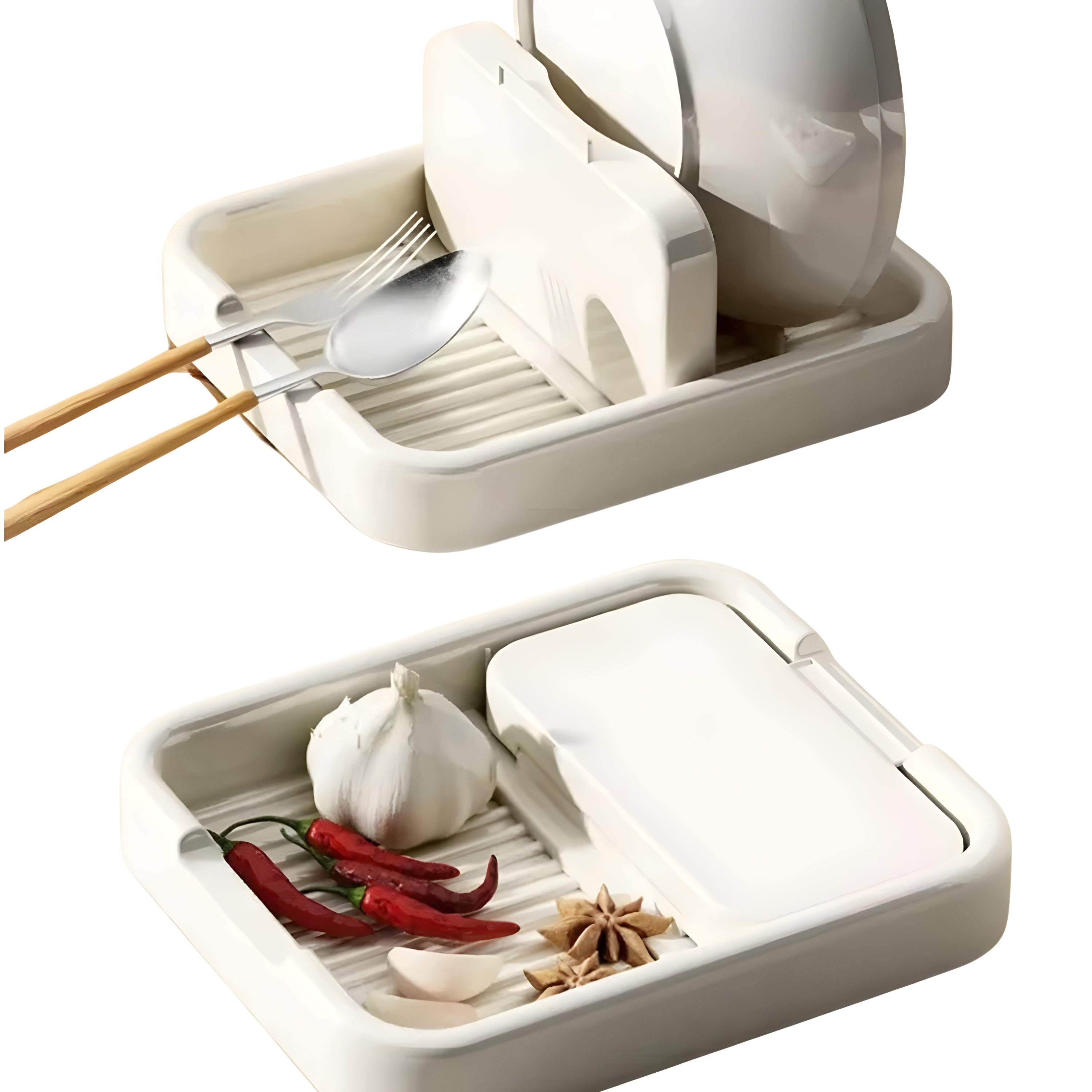 Kitcheniva Foldable Pot Cover & Spoon Rest Rack