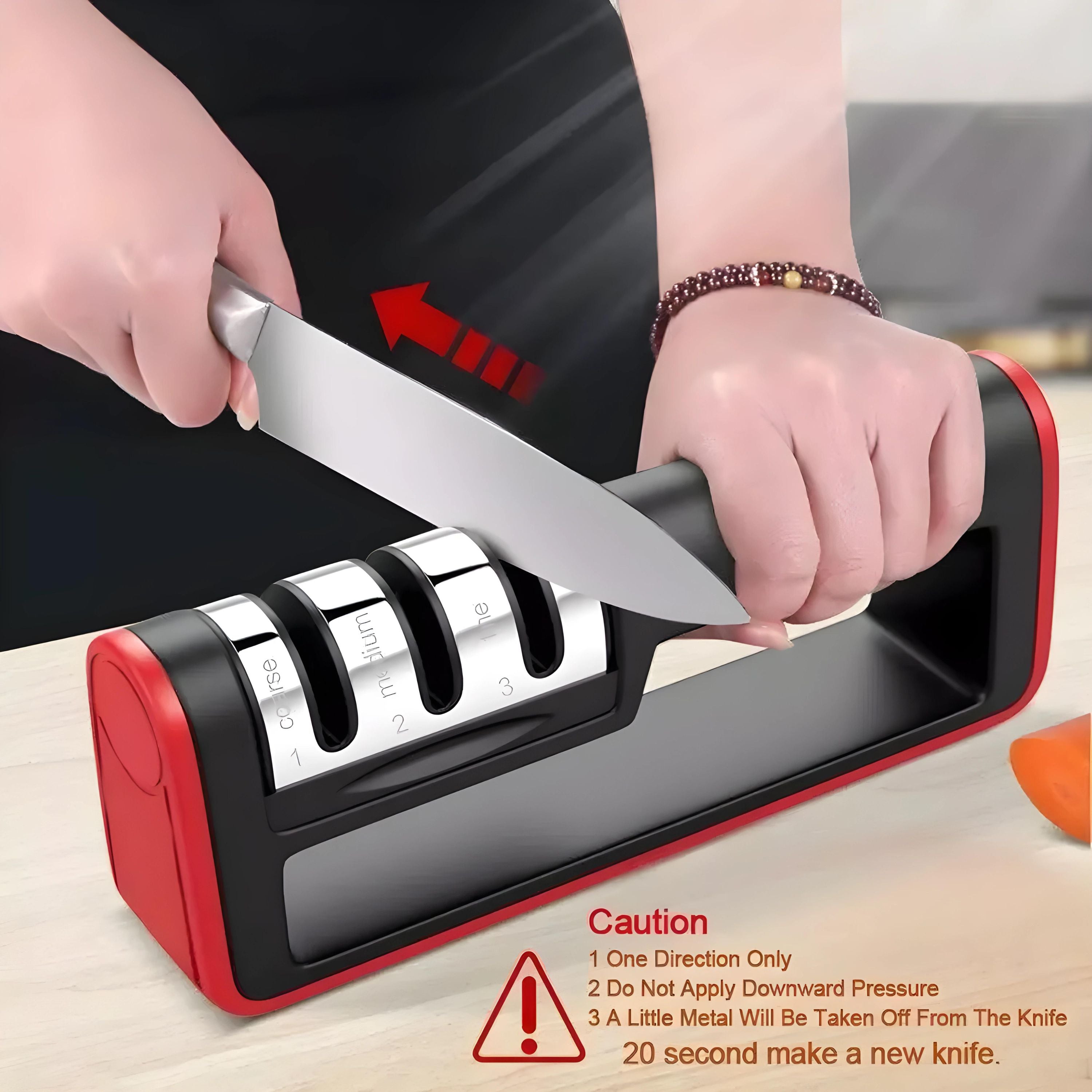 Kitcheniva 3-Stage Knife Sharpener