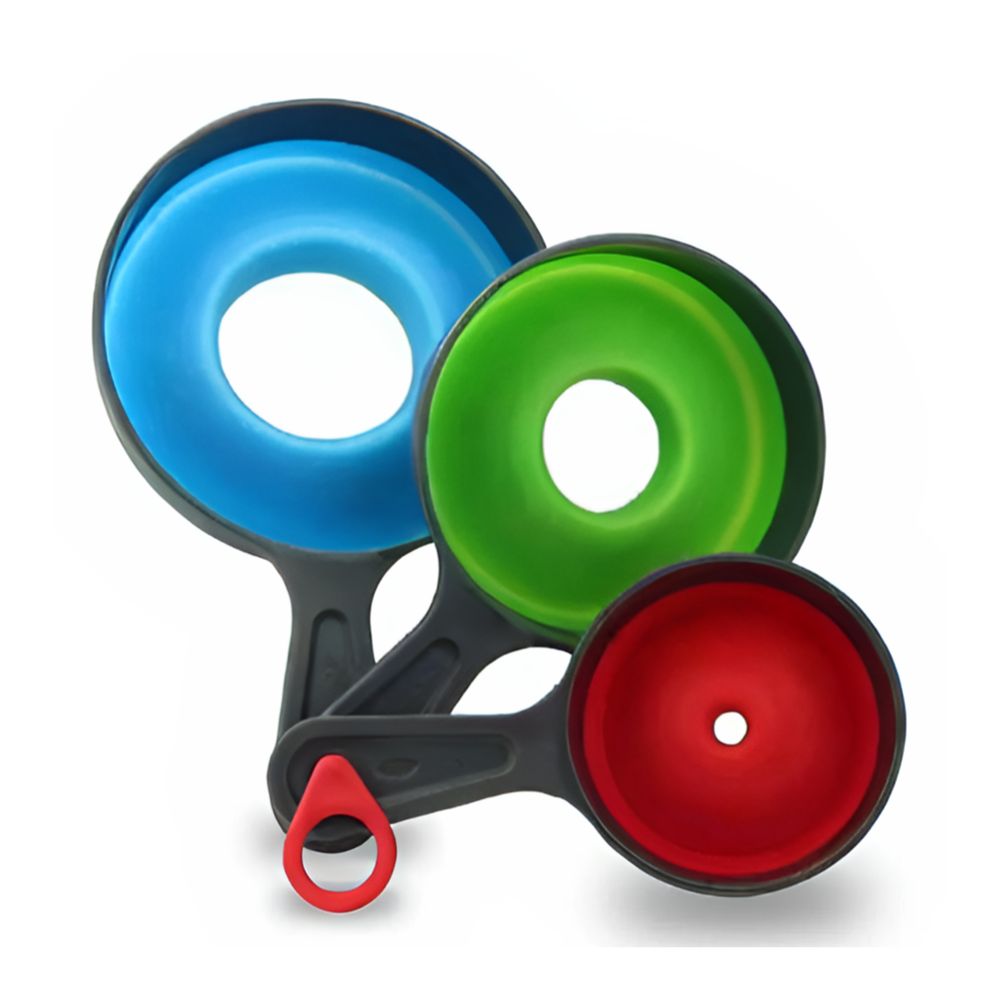Kitcheniva Collapsible Kitchen Funnel Set 3 Pcs