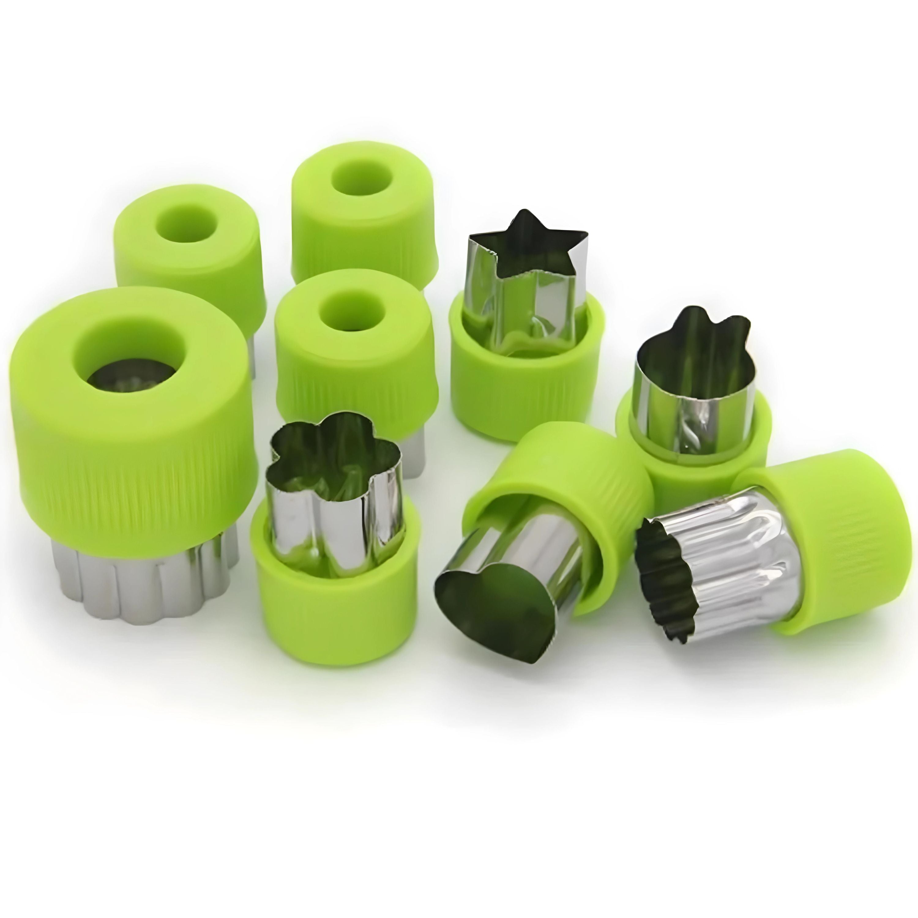 Kitcheniva Stainless Steel Fruit & Vegetable Cutter Set 9 Pcs