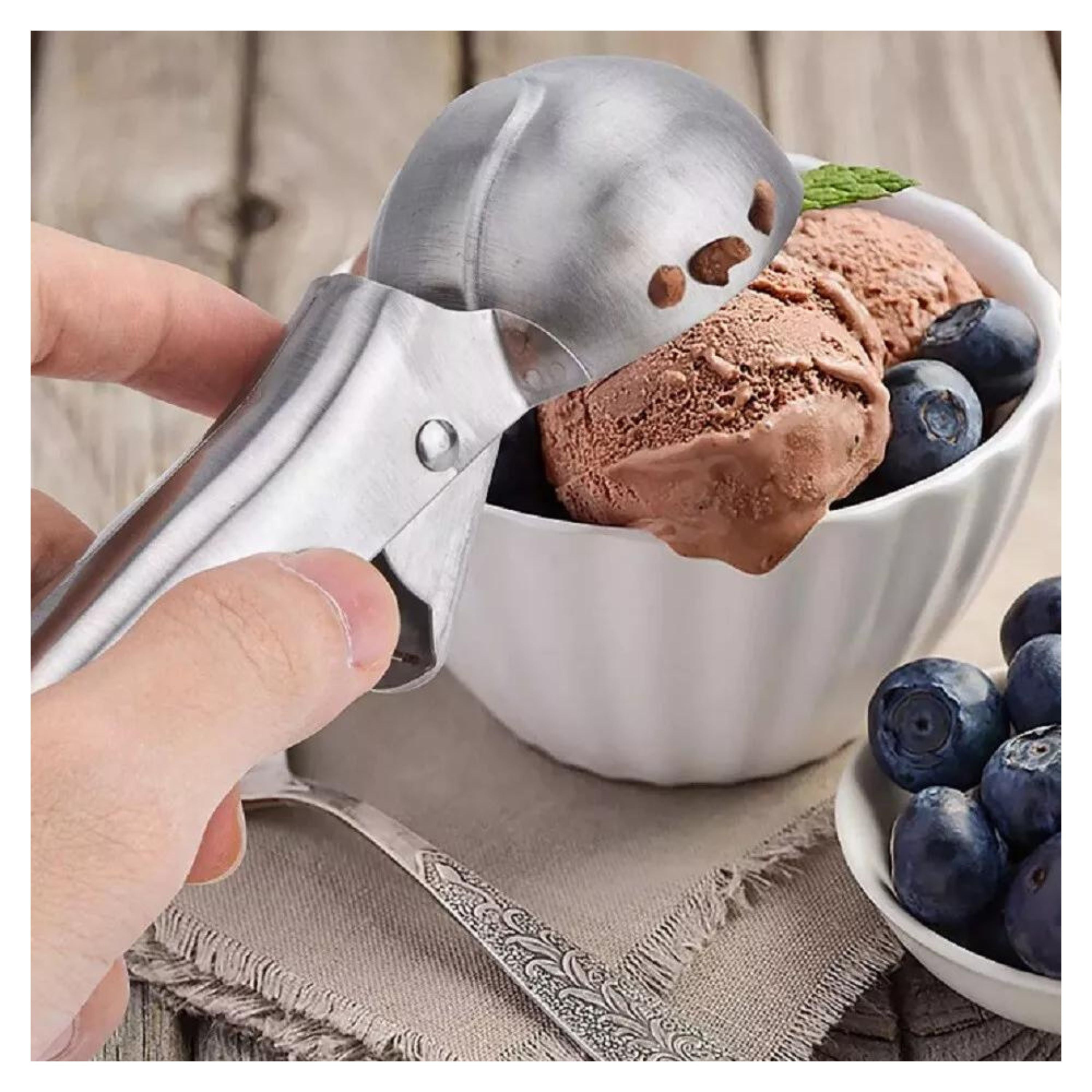 Kitcheniva Stainless Steel Ice Cream Scoop