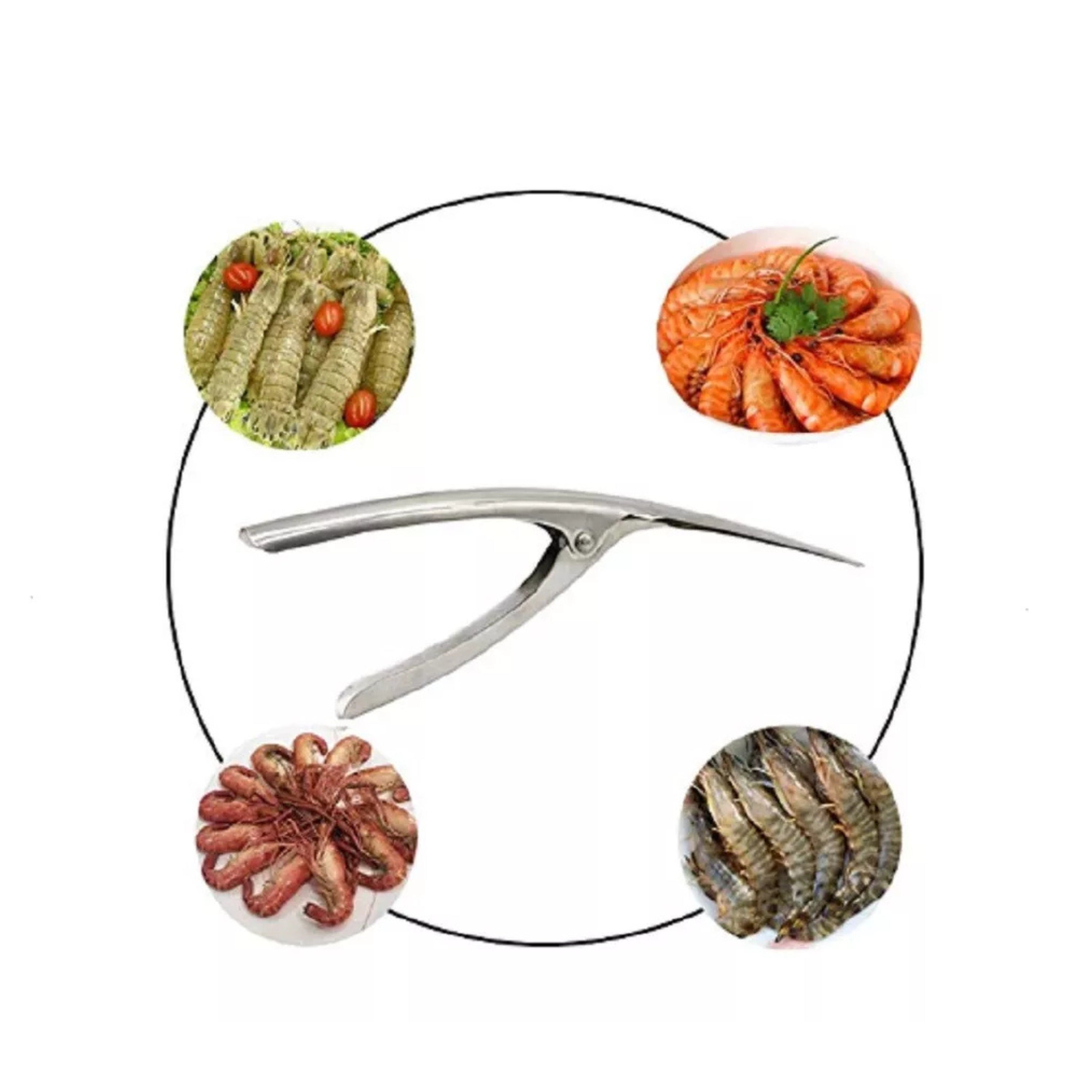Kitcheniva Stainless Steel Prawn Peeler Shrimp Deveiner