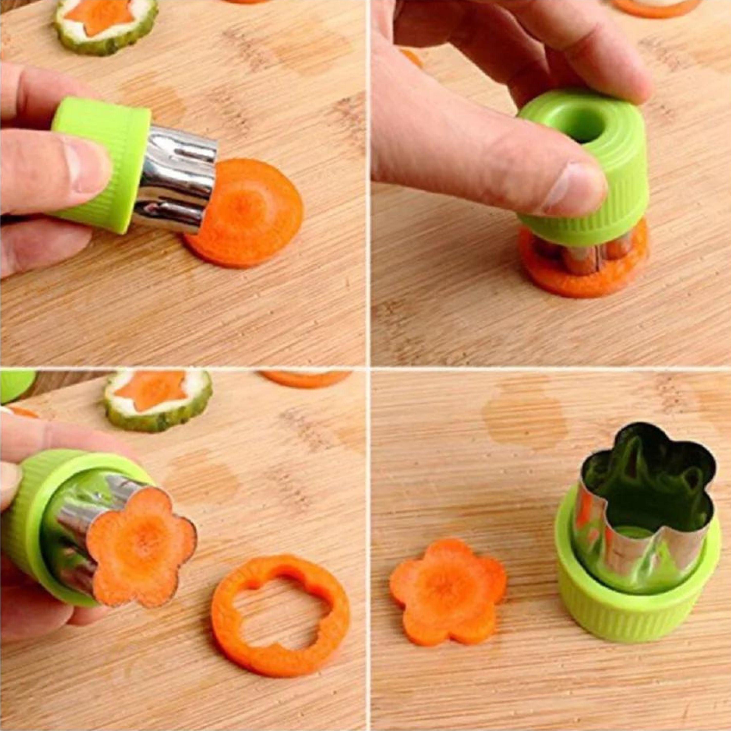 Kitcheniva Stainless Steel Fruit & Vegetable Cutter Set 9 Pcs