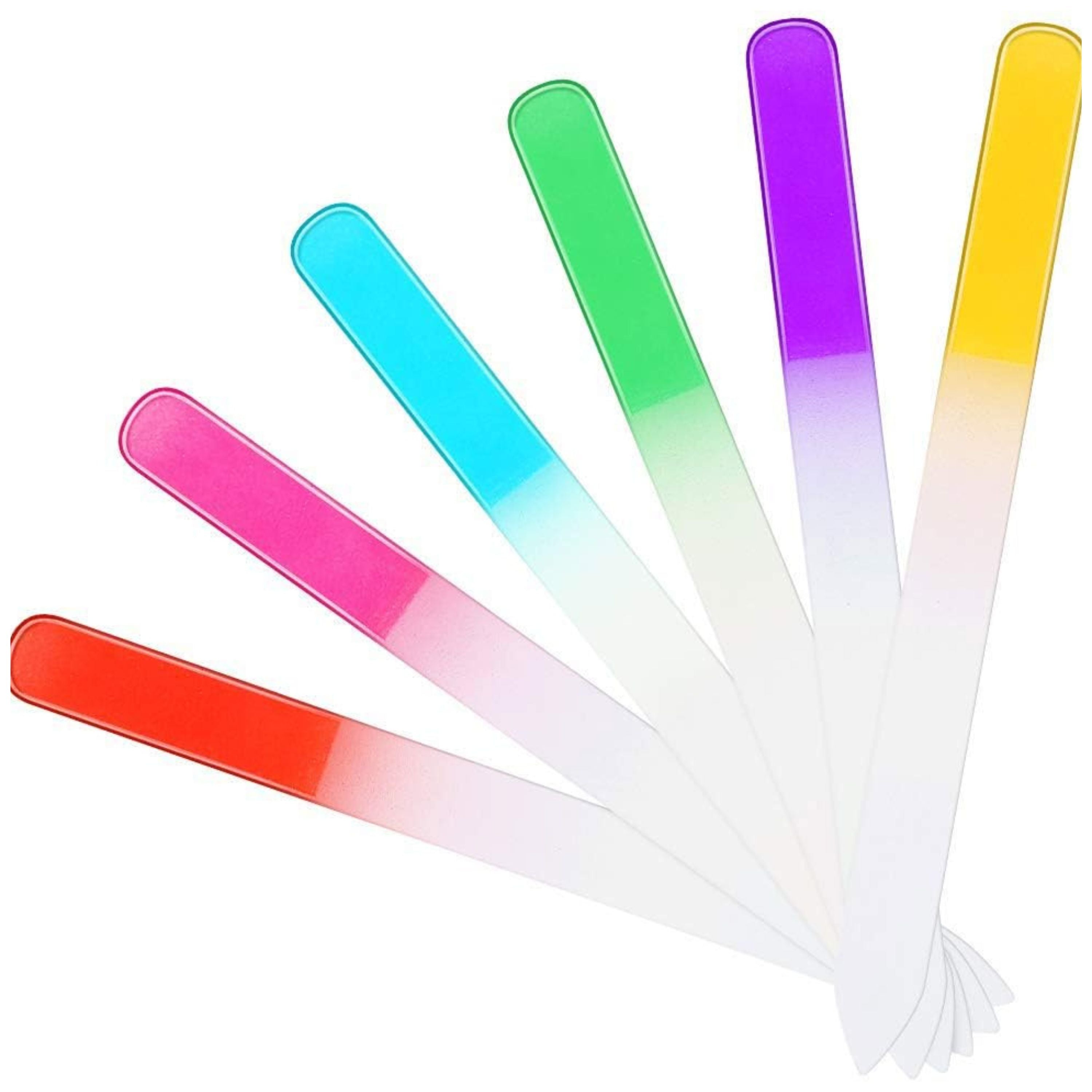 Kitcheniva Double-Sided Glass Nail File Set 6 Pcs