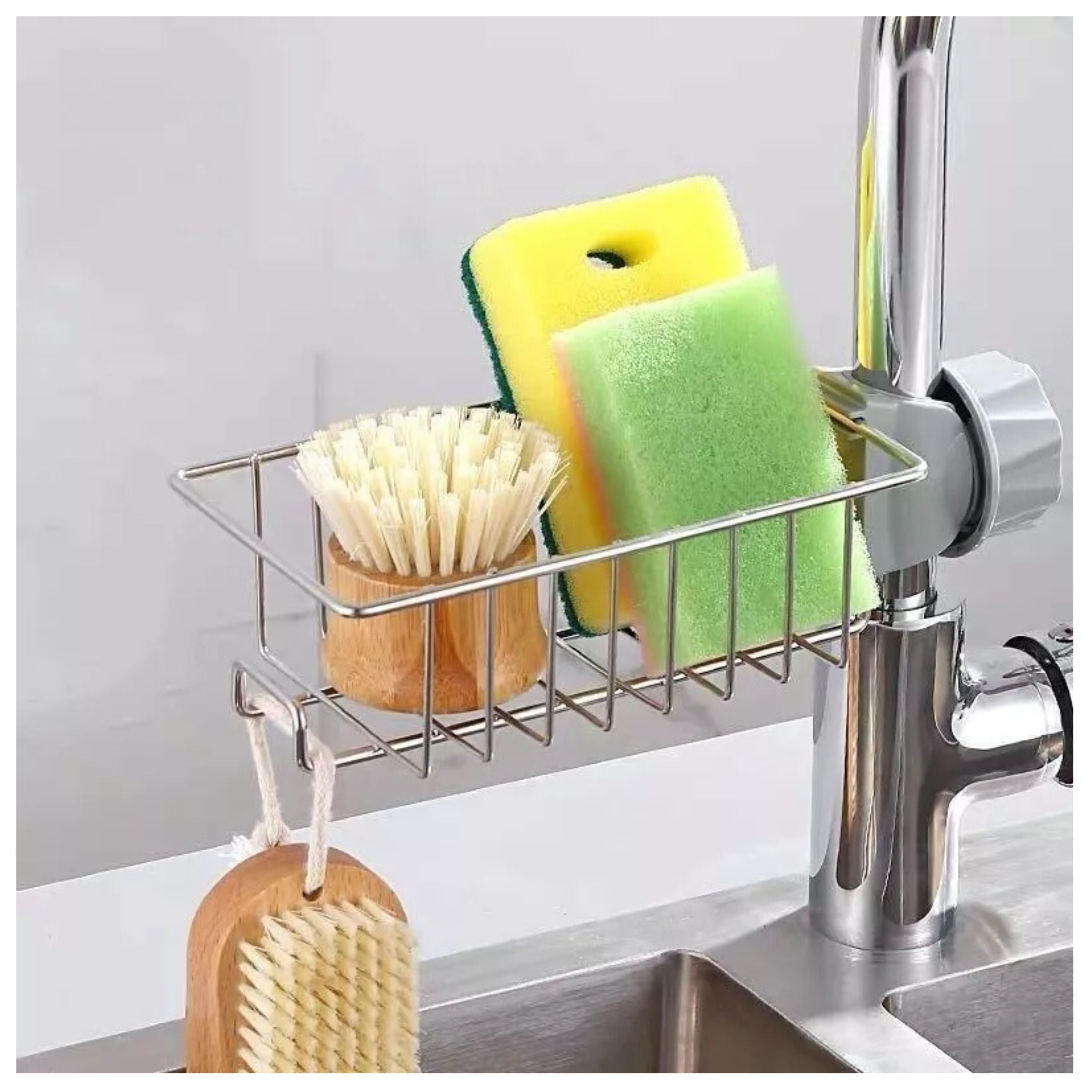 Kitcheniva Kitchen Sink Drain Rack Storage Holder
