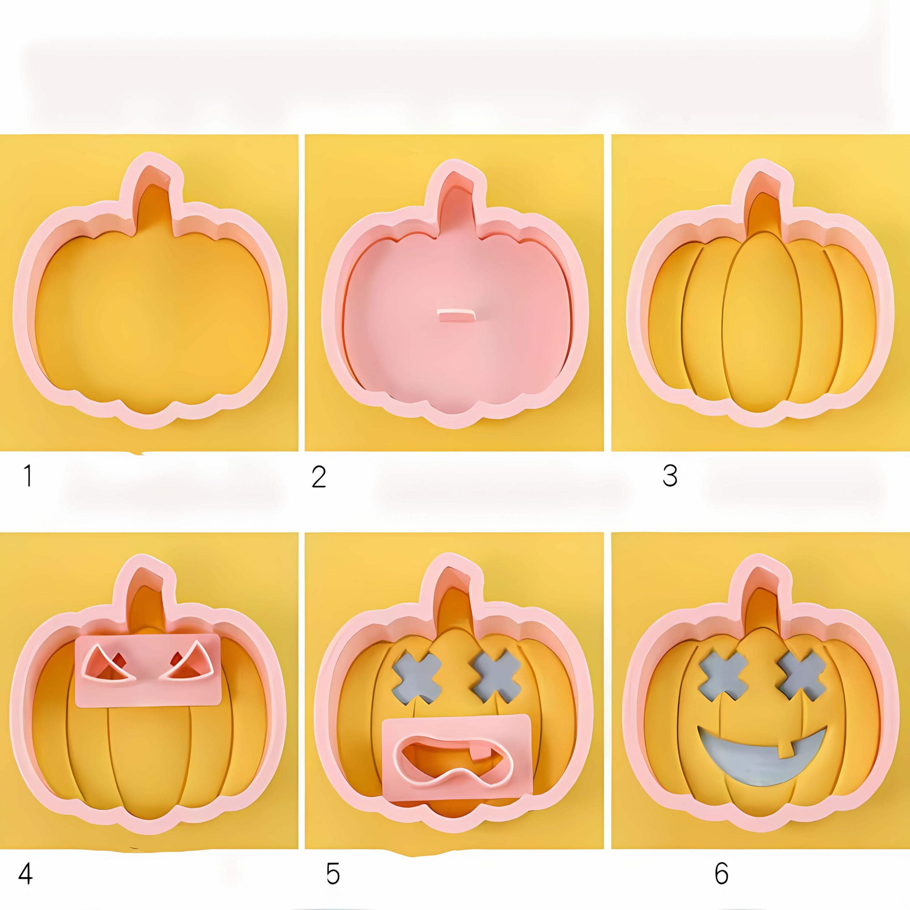 Kitcheniva Halloween Pumpkin Cookie Cutter Set 9 pcs