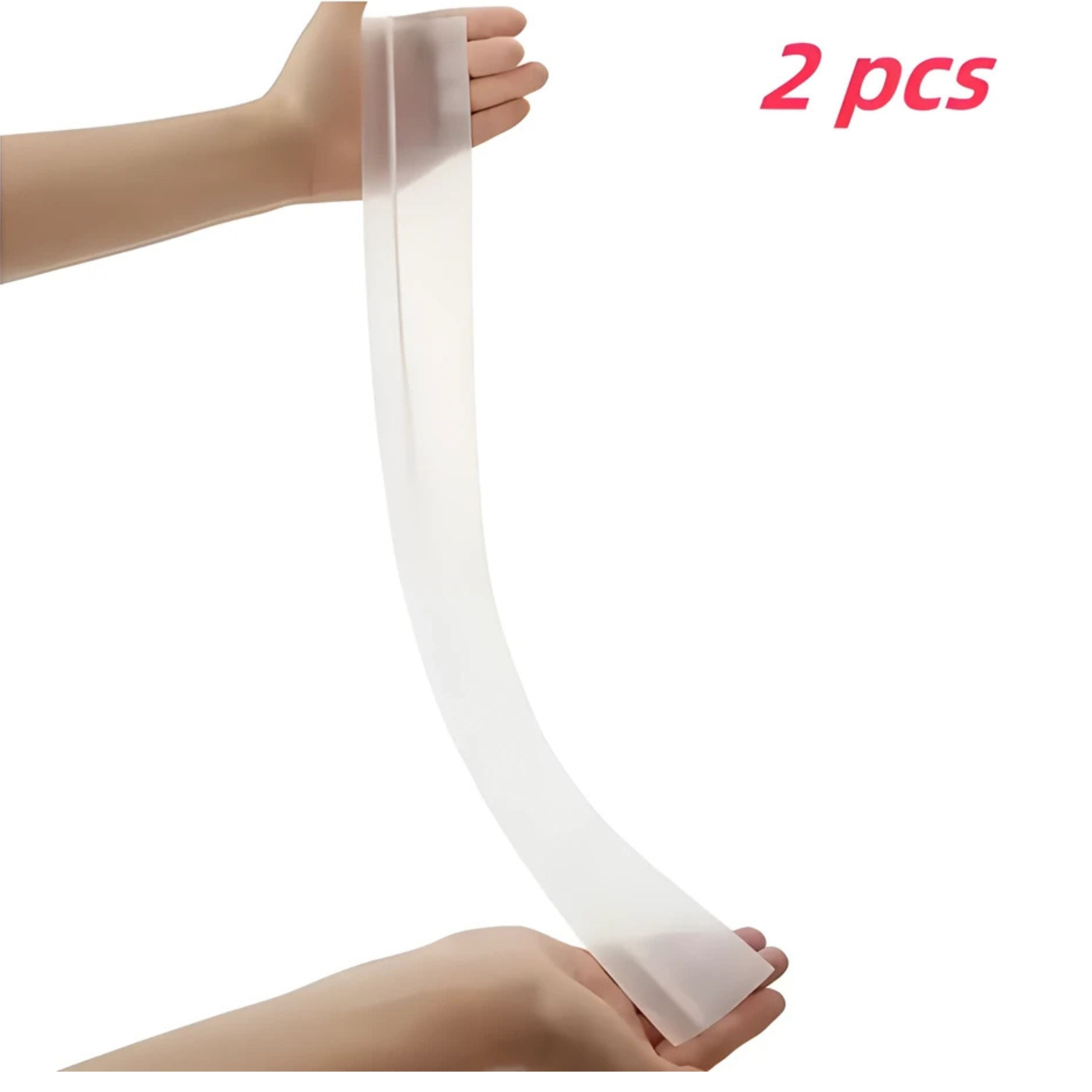Kitcheniva Silicon Gap Sealing Strip for Kitchen Stove 2 Pcs Semi-Transparent
