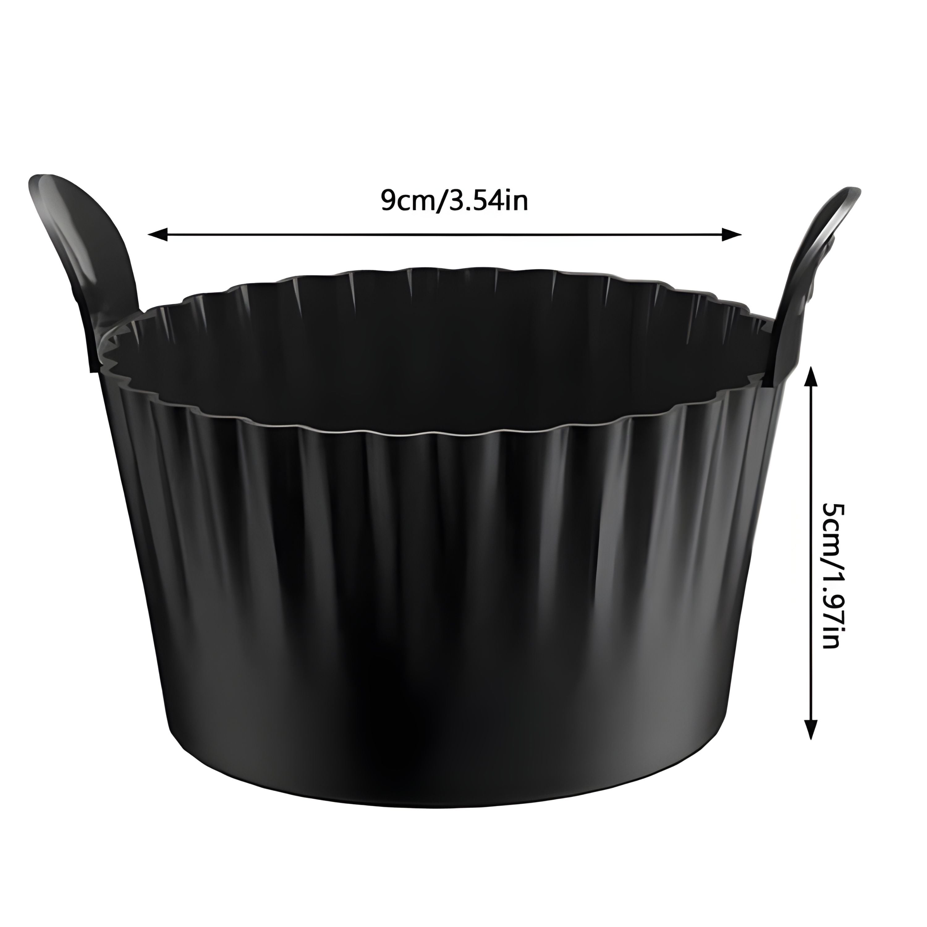 Kitcheniva Silicone Ramekins for Air Fryer & Oven – Reusable Molds for Egg Poaching, Baking & Desserts 3 Pcs