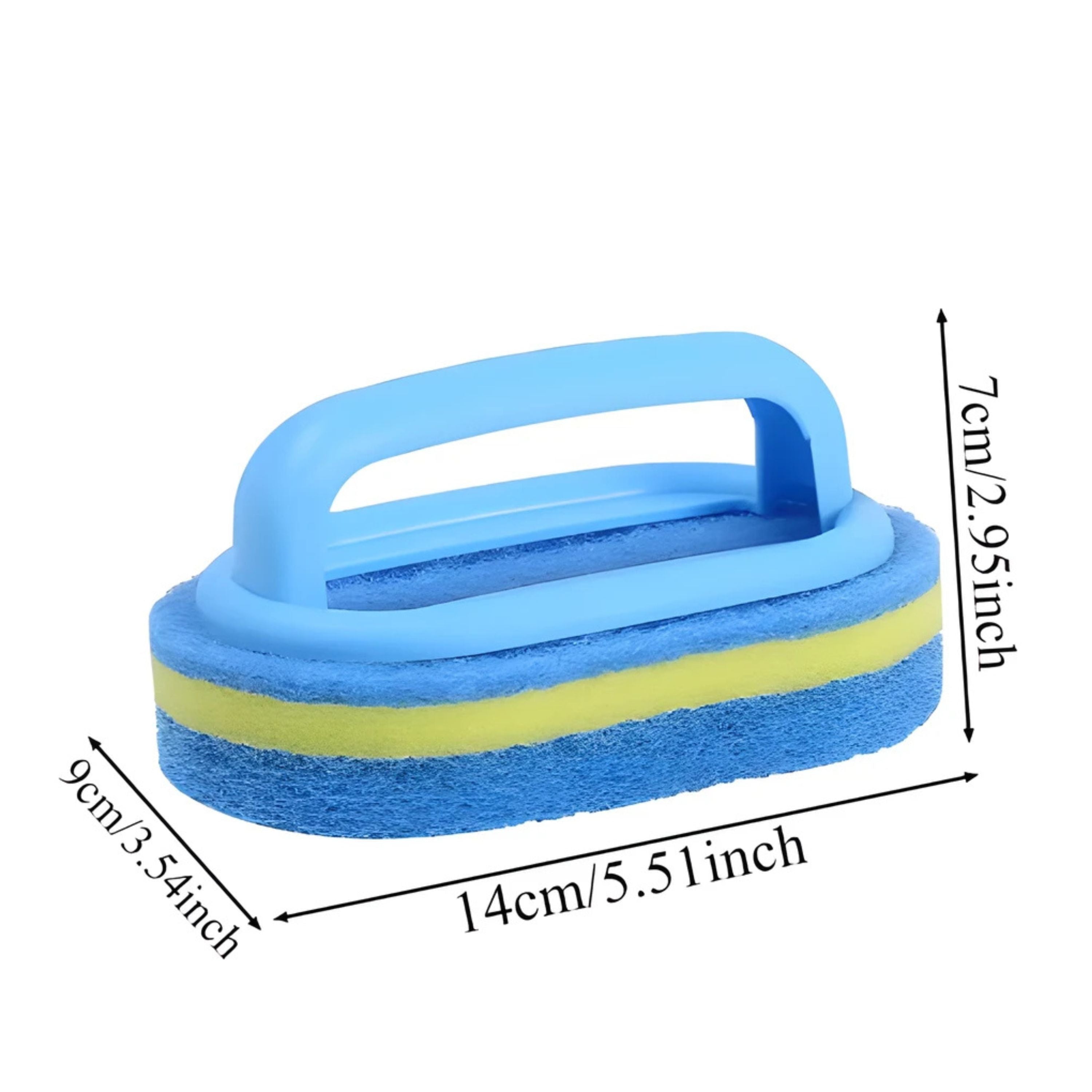 Kitcheniva Blue Cleaning Brush for Home, Kitchen, and Bathroom 2 Pcs