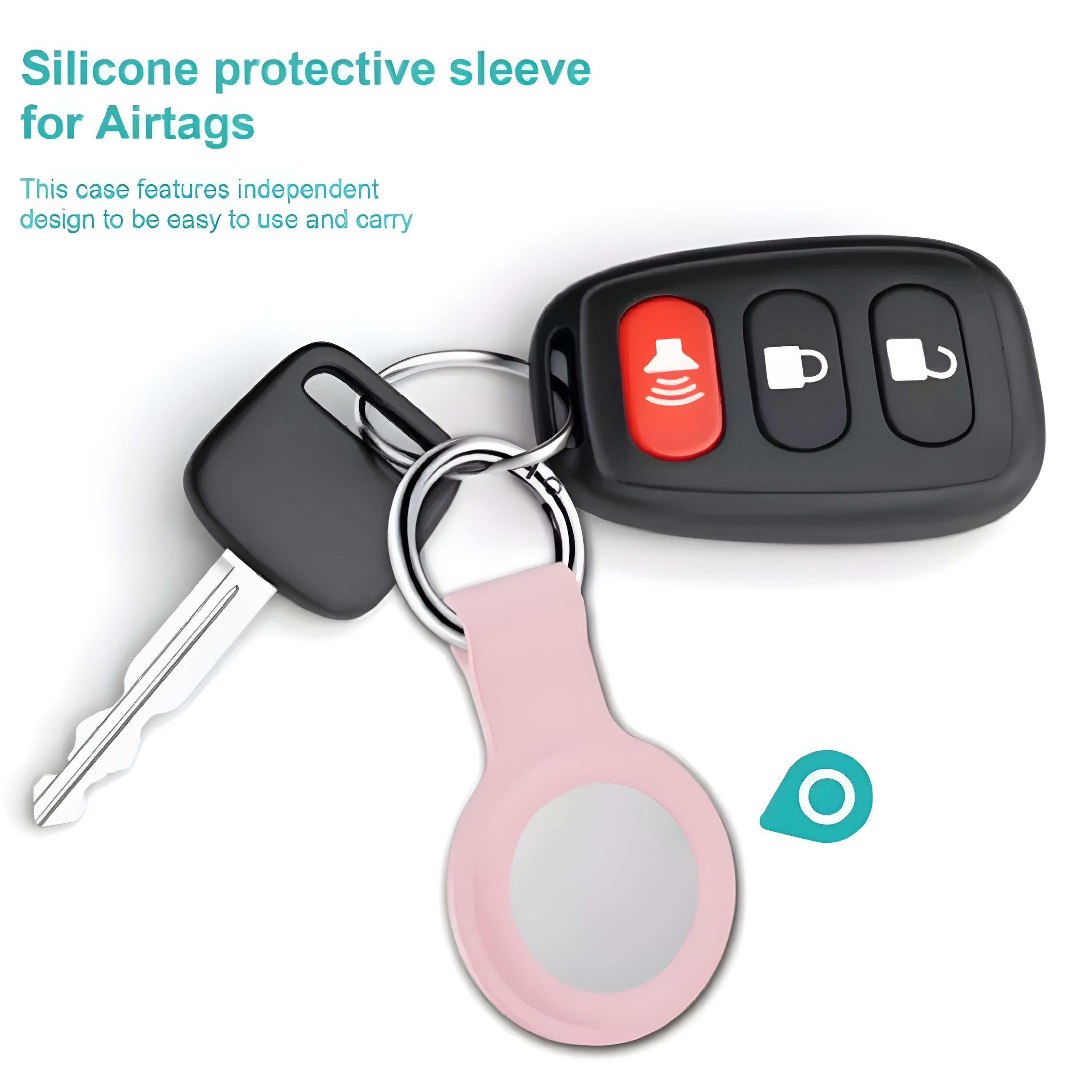 Kitcheniva Apple AirTag Silicone Case Cover Protective Shell Skin