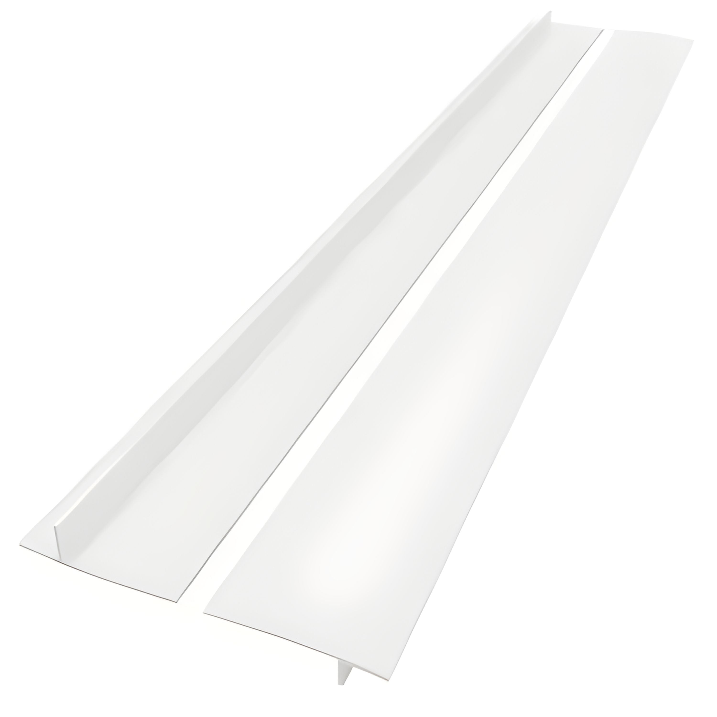 Silicon Gap Sealing Strip for Kitchen Stove 2 Pcs White