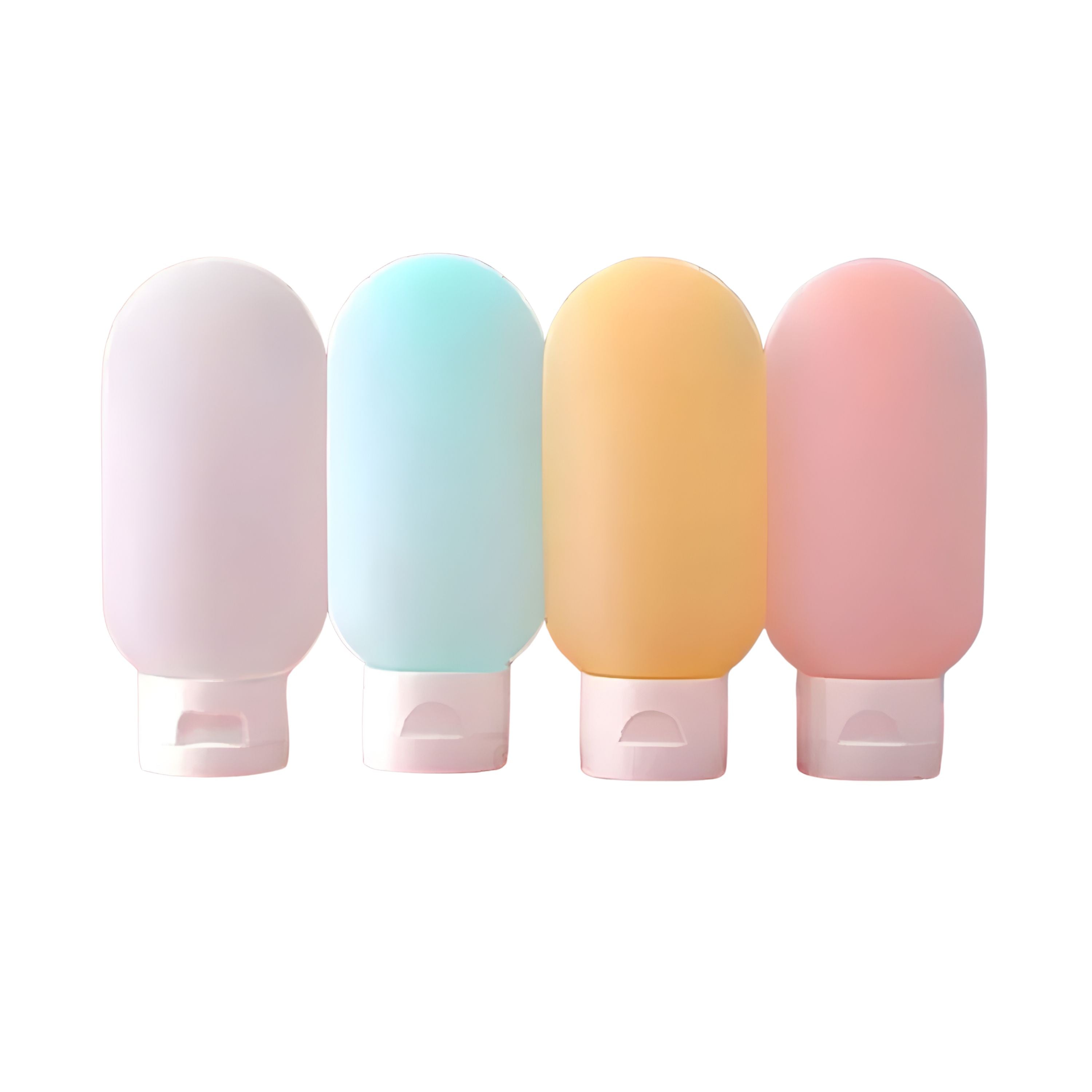 Soft Squeeze Reusable Travel Bottle 4 Pcs Set