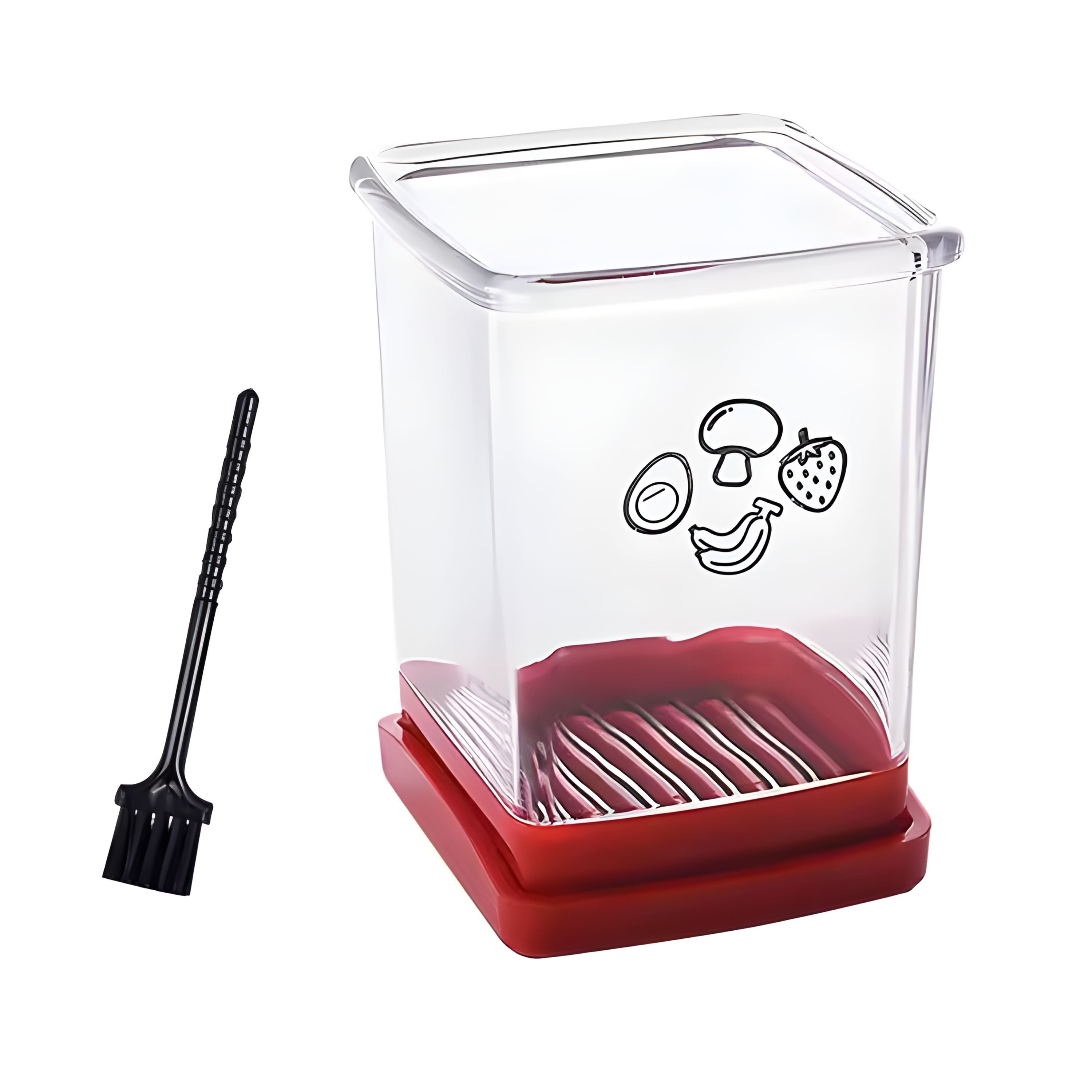 Small Slicer for Fruit Vegetables Eggs with Brush
