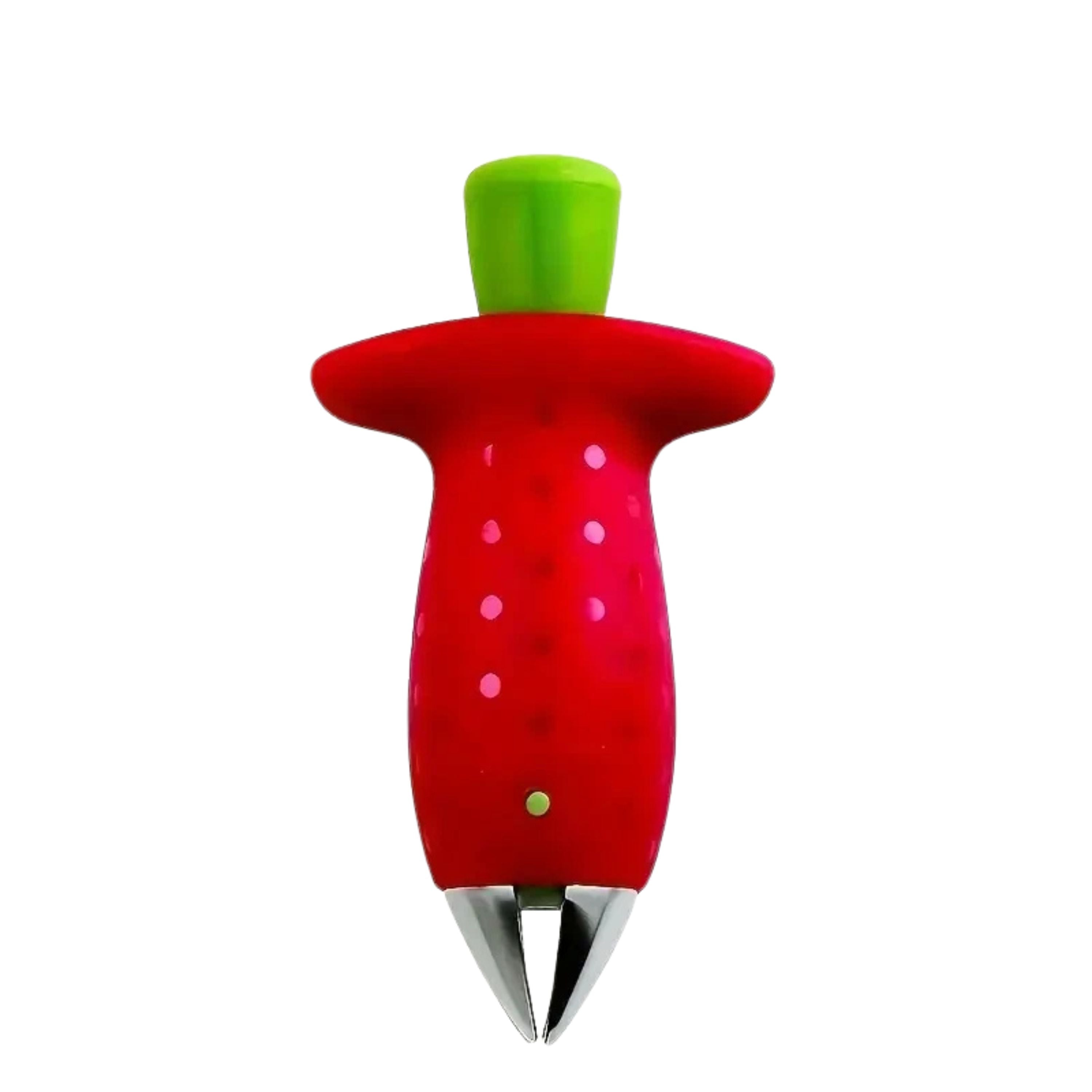 Small Fruit Stem Remover & Corer - For Strawberries, Tomatoes, Pineapple Eyes