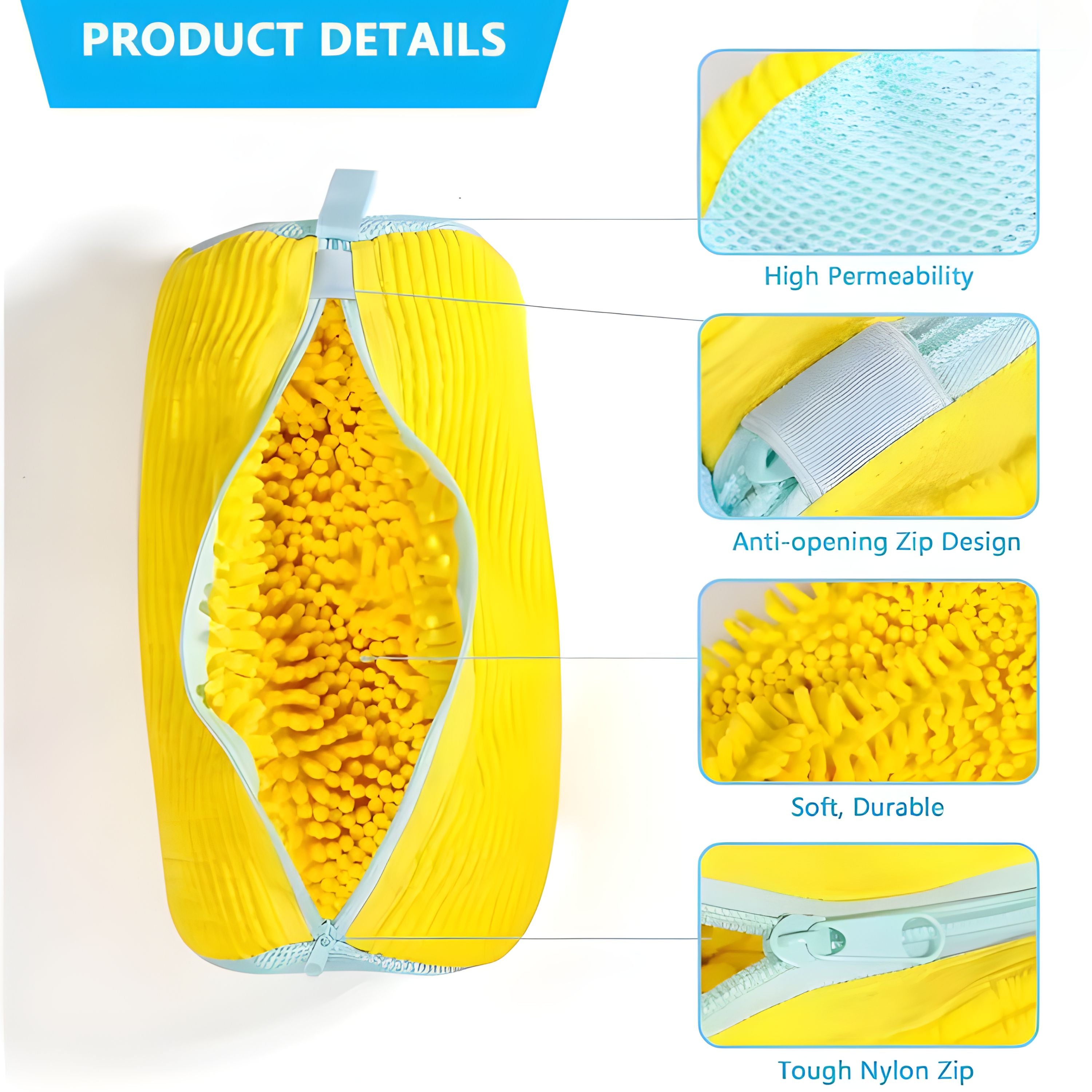 Padded Shoe Laundry Bag for Washing Machine 1 Pcs