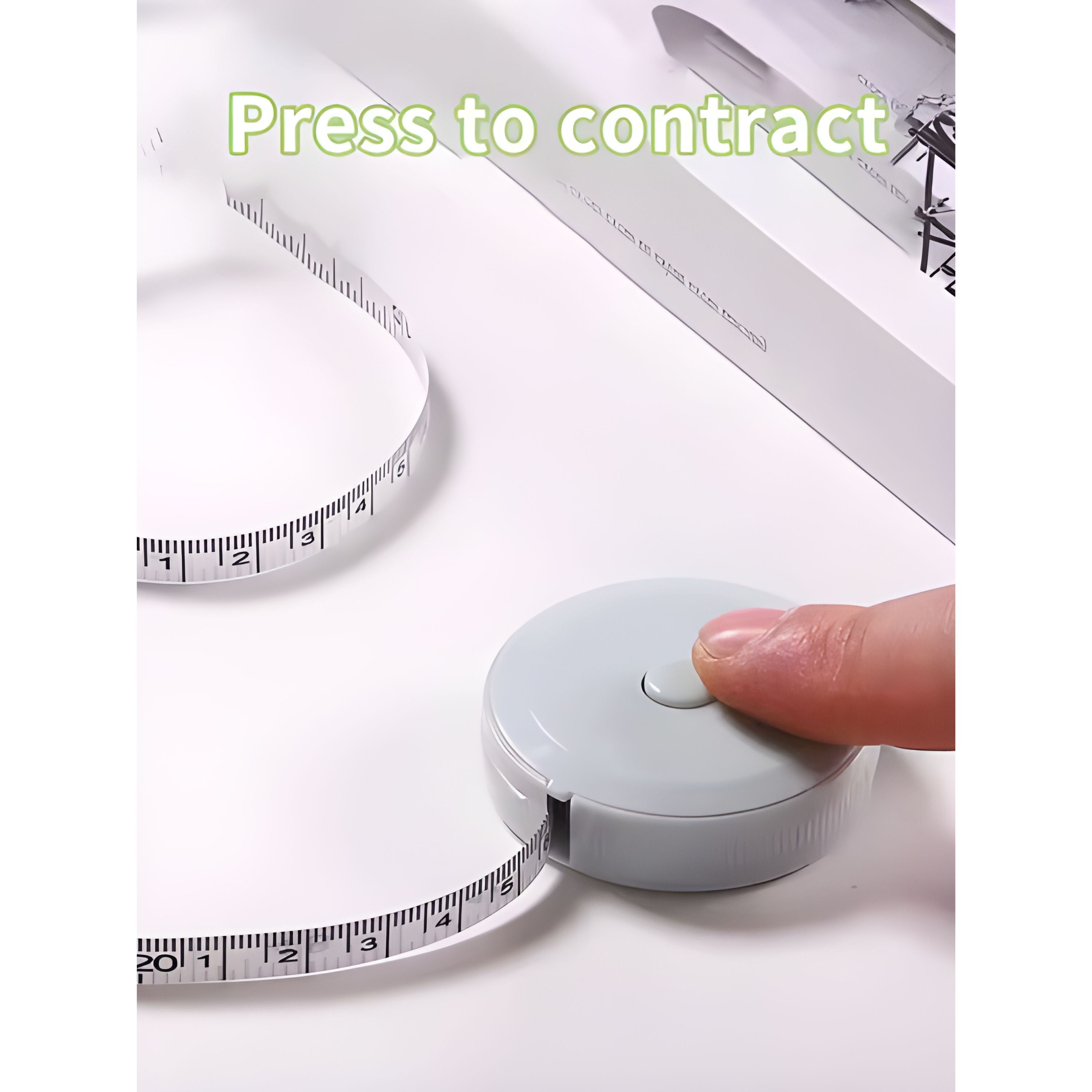 Mini Retractable Soft Tape Measure for Sewing & Crafts – Pink, 1 Pc