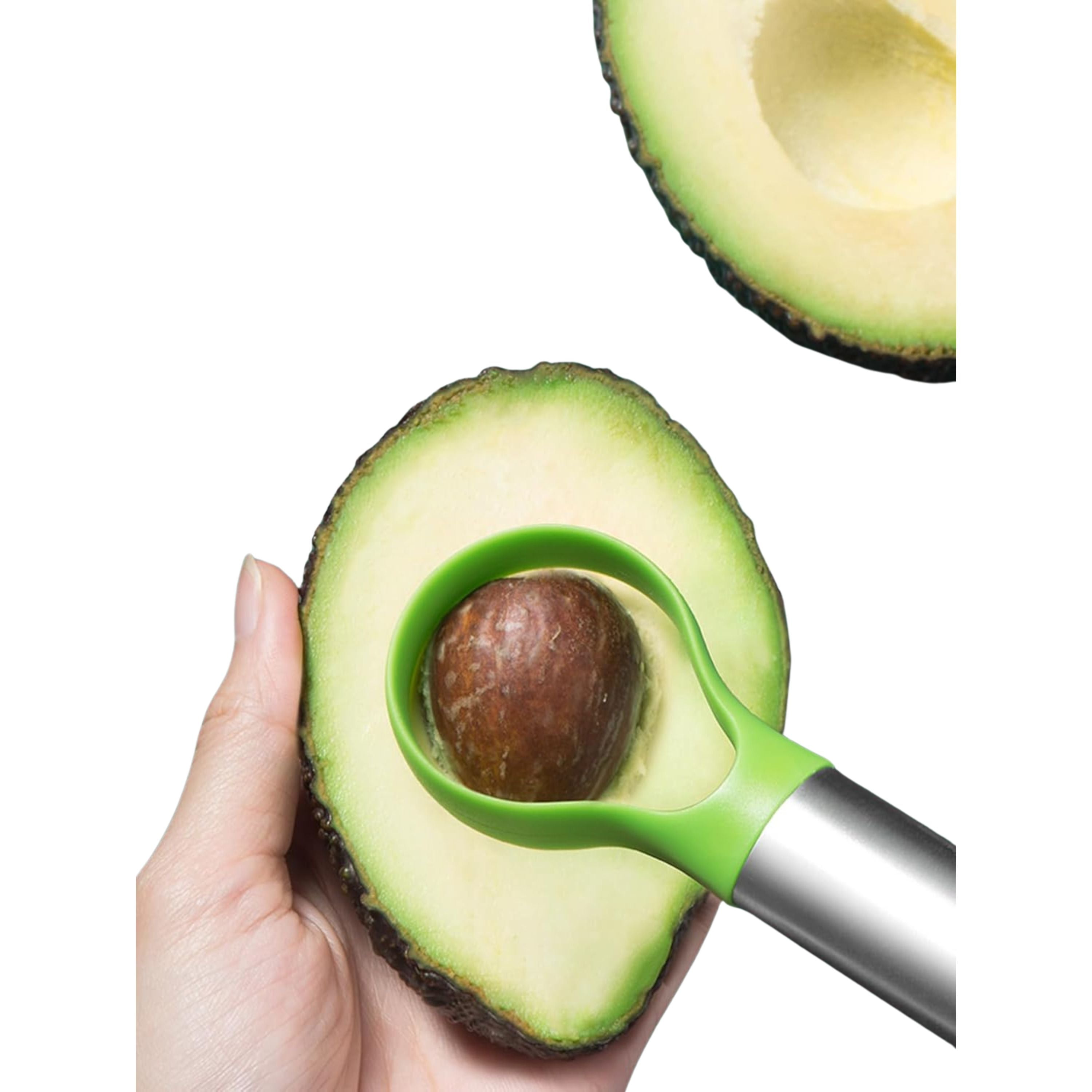2-in-1 Stainless Steel Avocado Dragon Fruit Slicer and Pit Remover