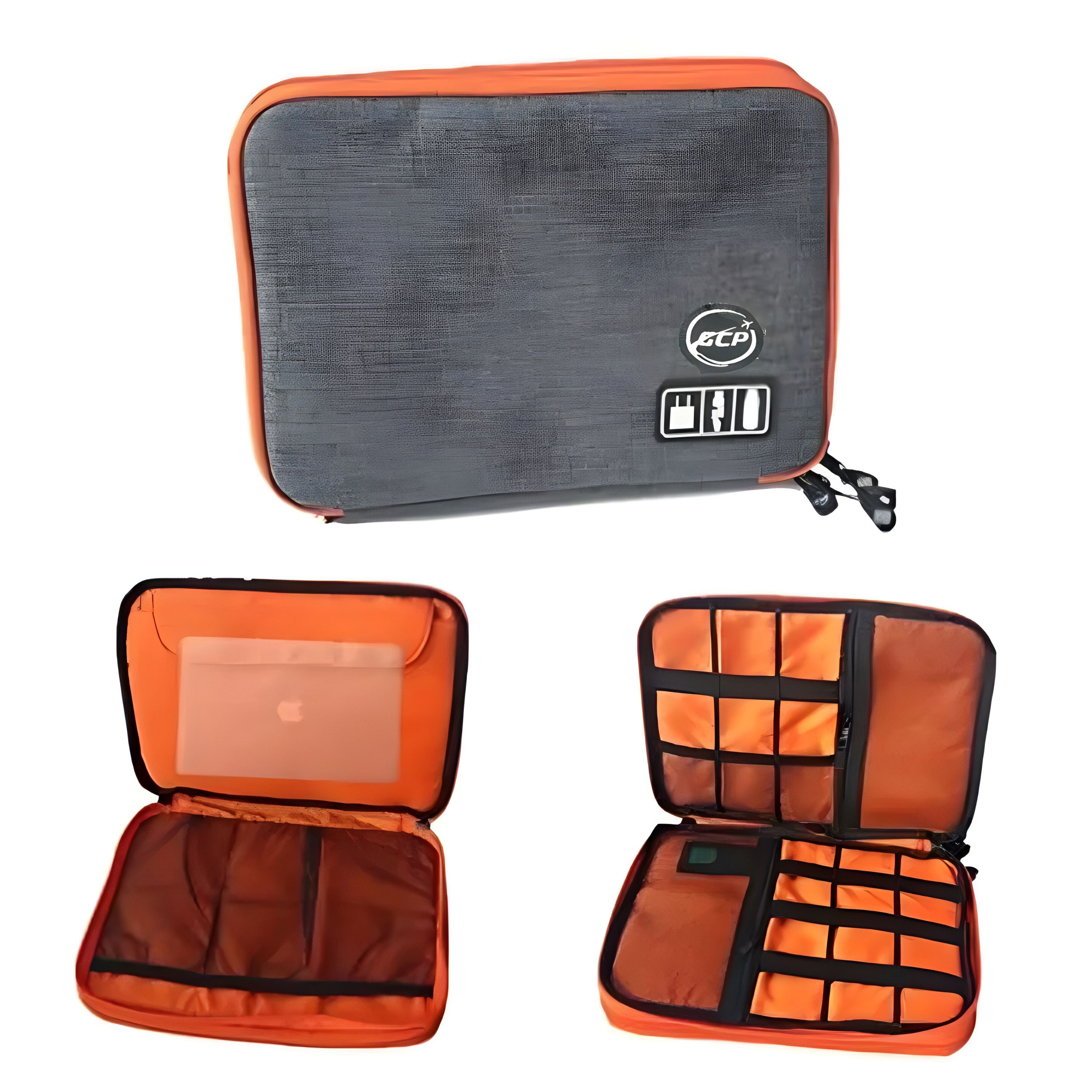 Kitcheniva Portable Double Layers Digital Bag Electronics Organizer