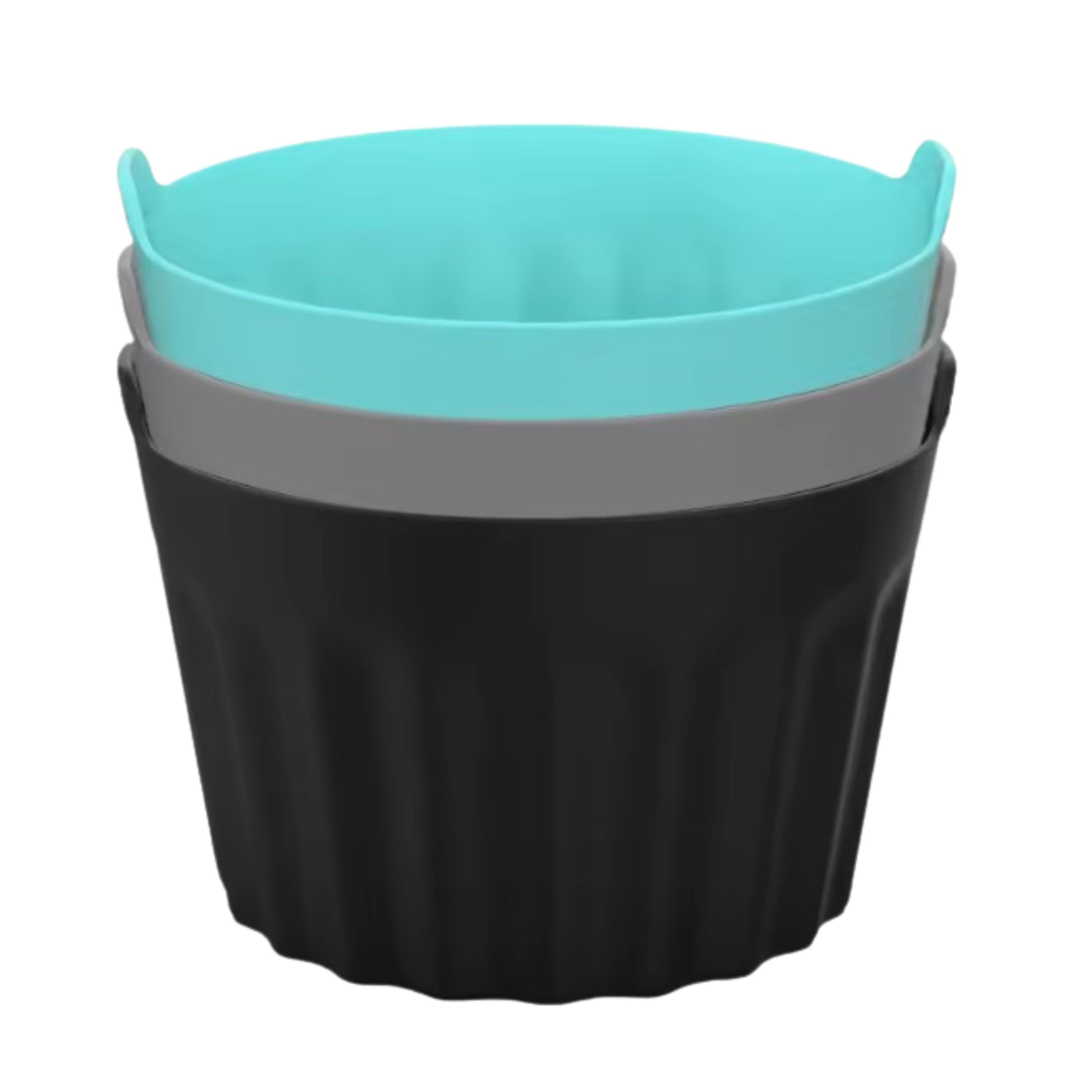 Kitcheniva Silicone Ramekins for Air Fryer & Oven – Reusable Molds for Egg Poaching, Baking & Desserts 3 Pcs