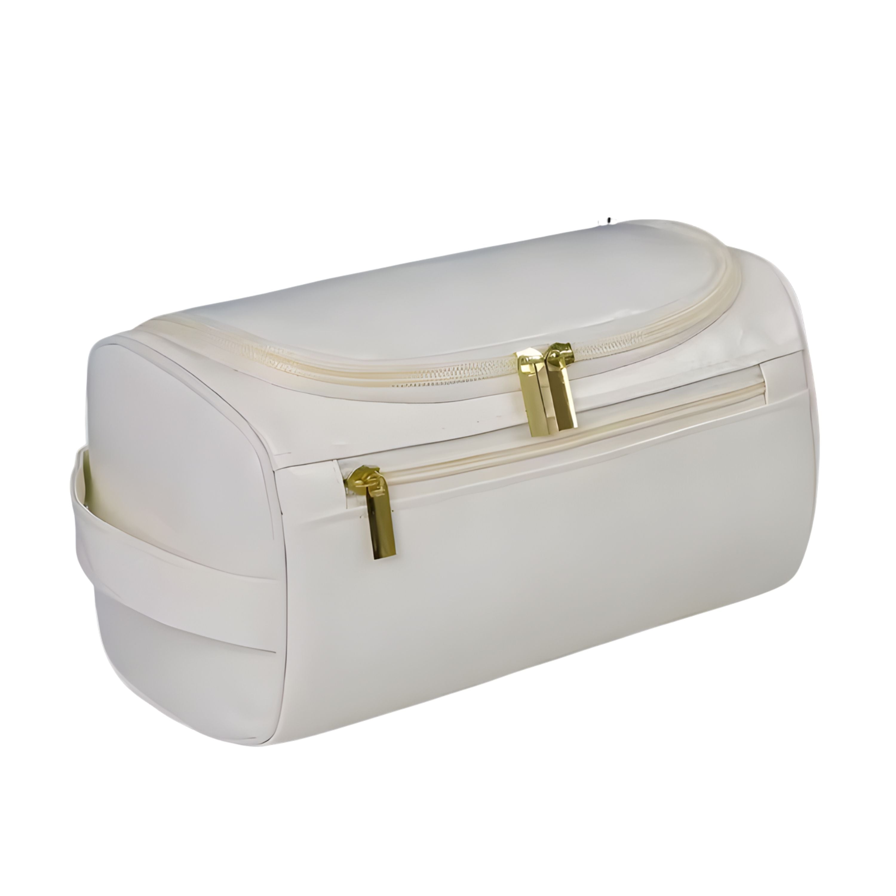 Kitcheniva PU Leather Makeup & Toiletry Organizer Bag White