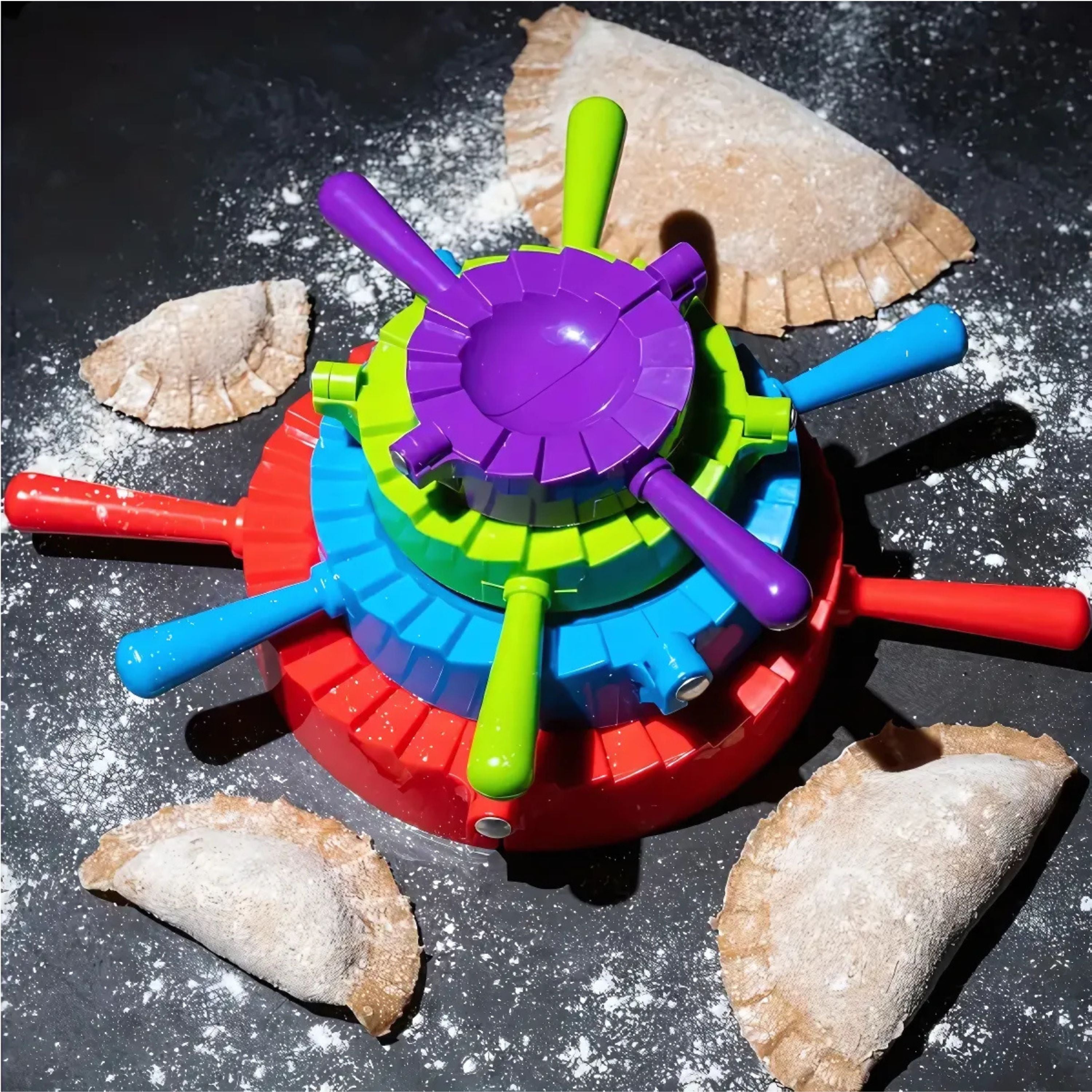 Kitcheniva Plastic Dumpling Maker Set 4 Pcs