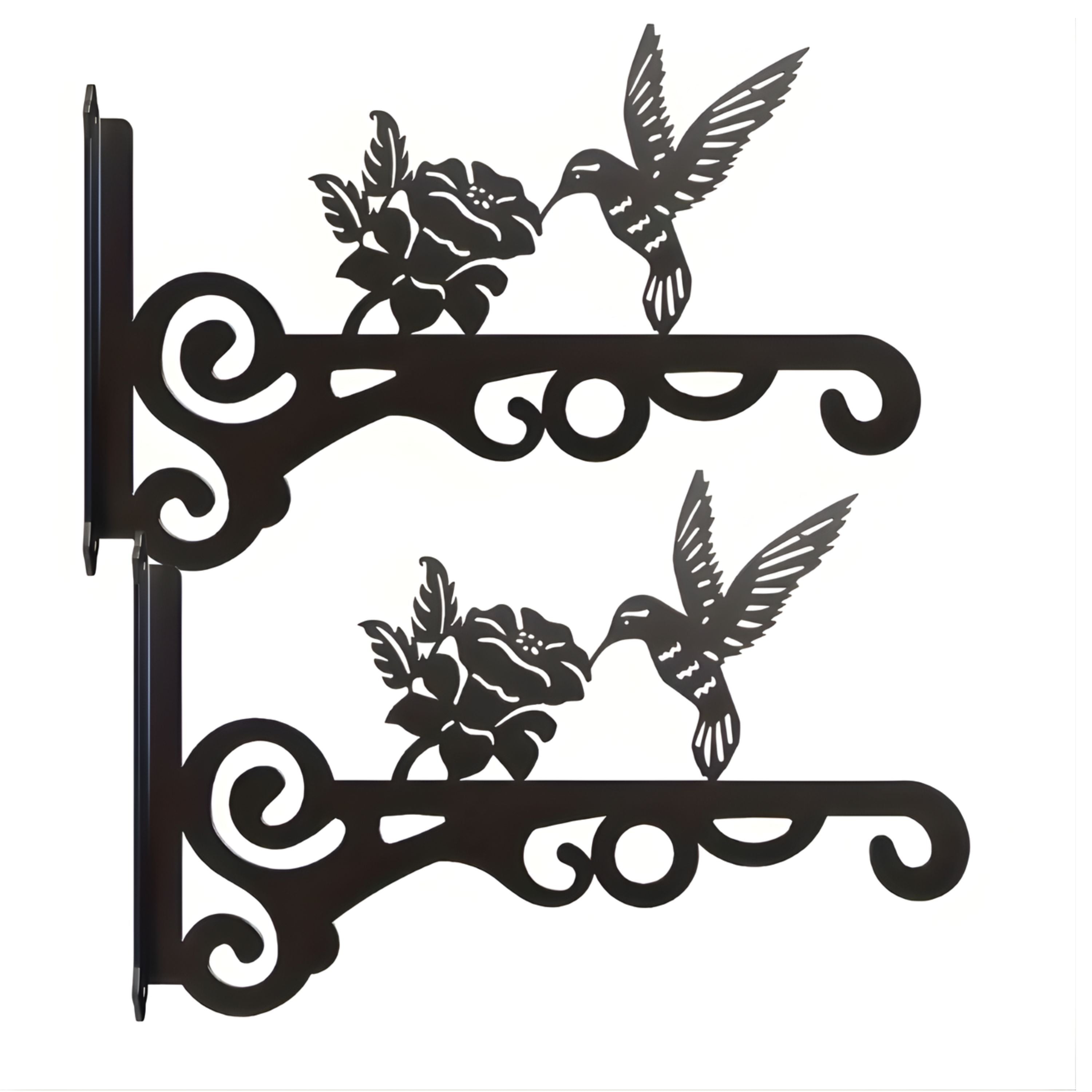 Kitcheniva 10 Inch Metal Plant Hangers 2 Pcs - Anti-Rust Plant Hanger