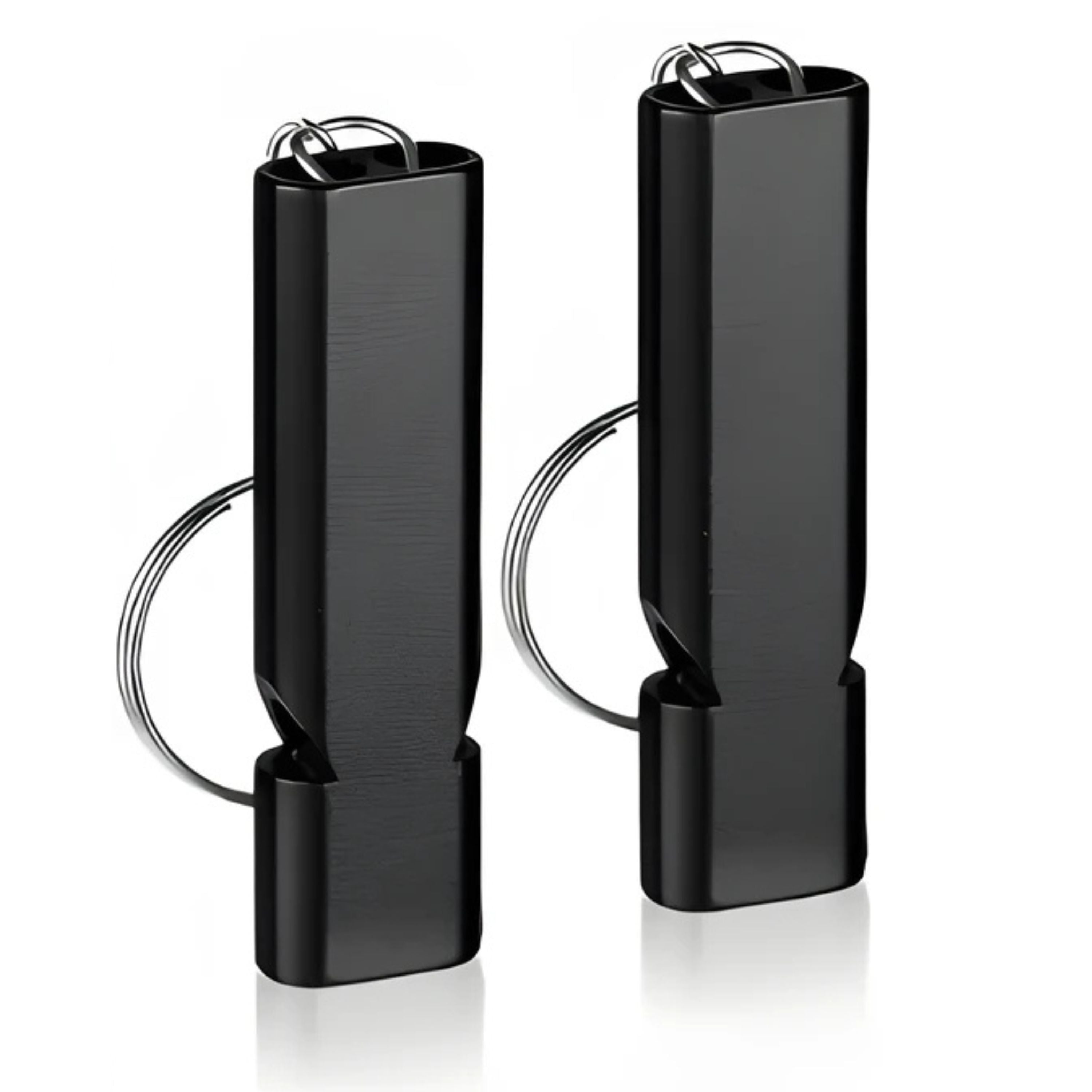 Kitcheniva Emergency Whistle 120 dB, 2 Pcs, Black