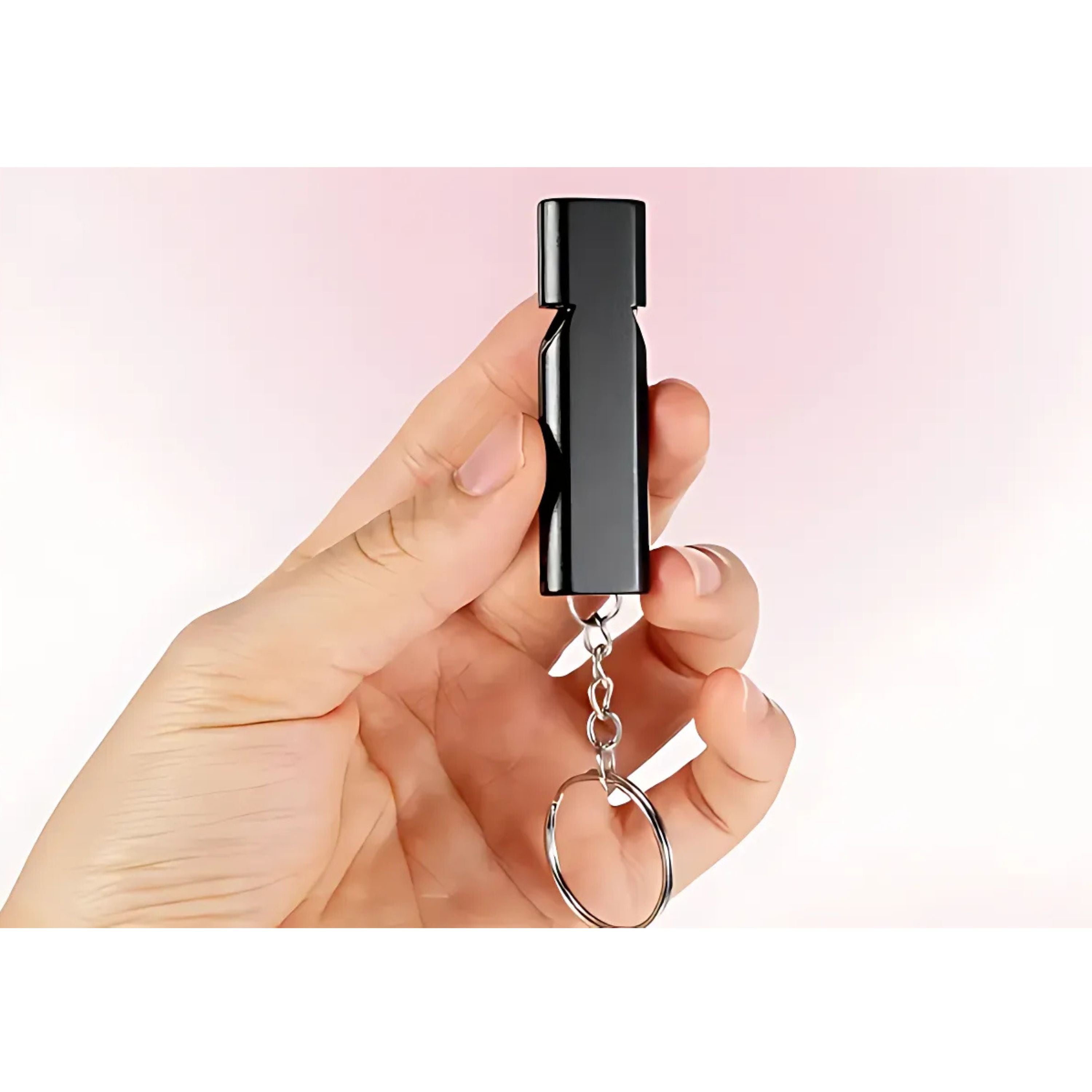 Kitcheniva Emergency Whistle 120 dB, 2 Pcs, Black