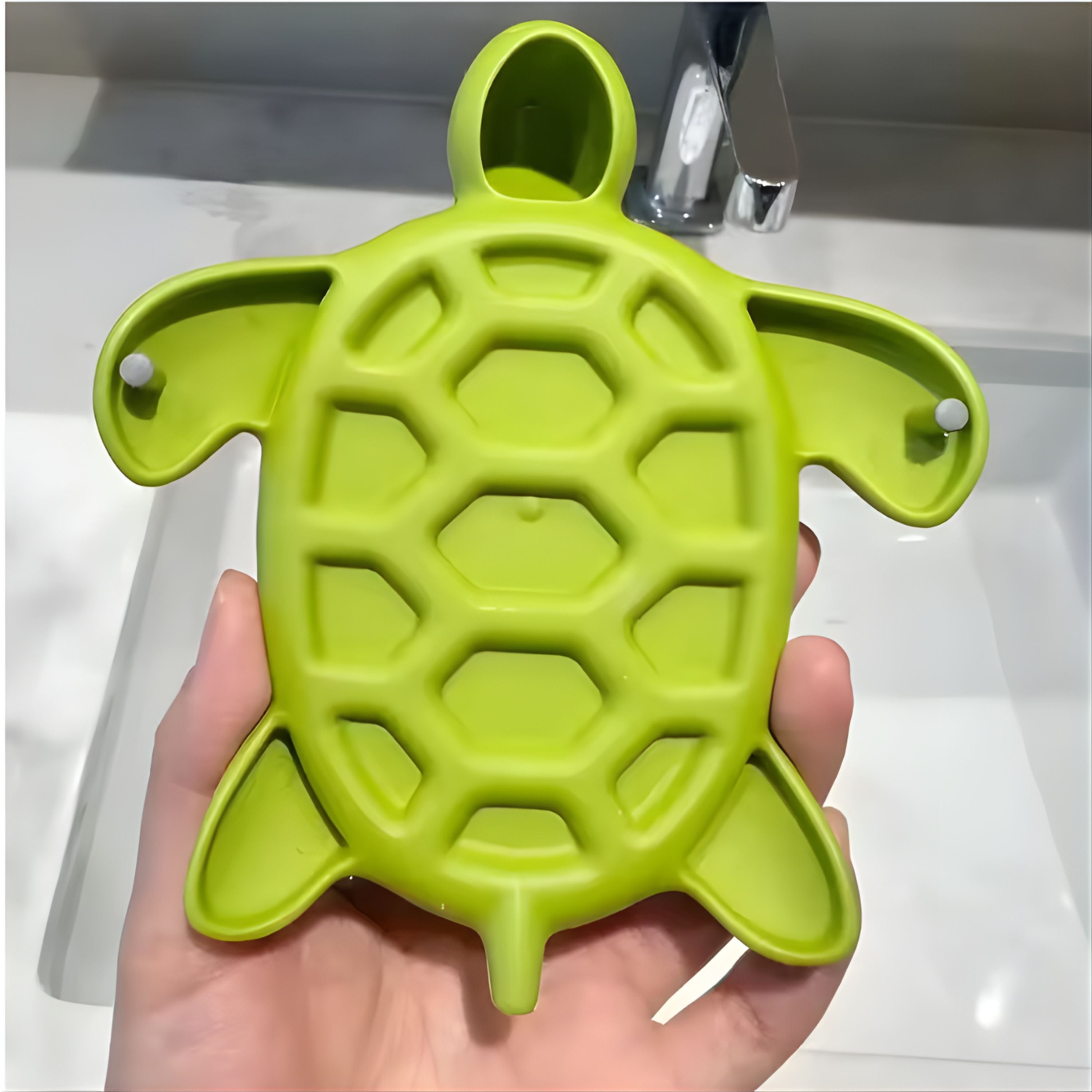 Kitcheniva Self-Draining Turtle Soap Dish 1 Pcs