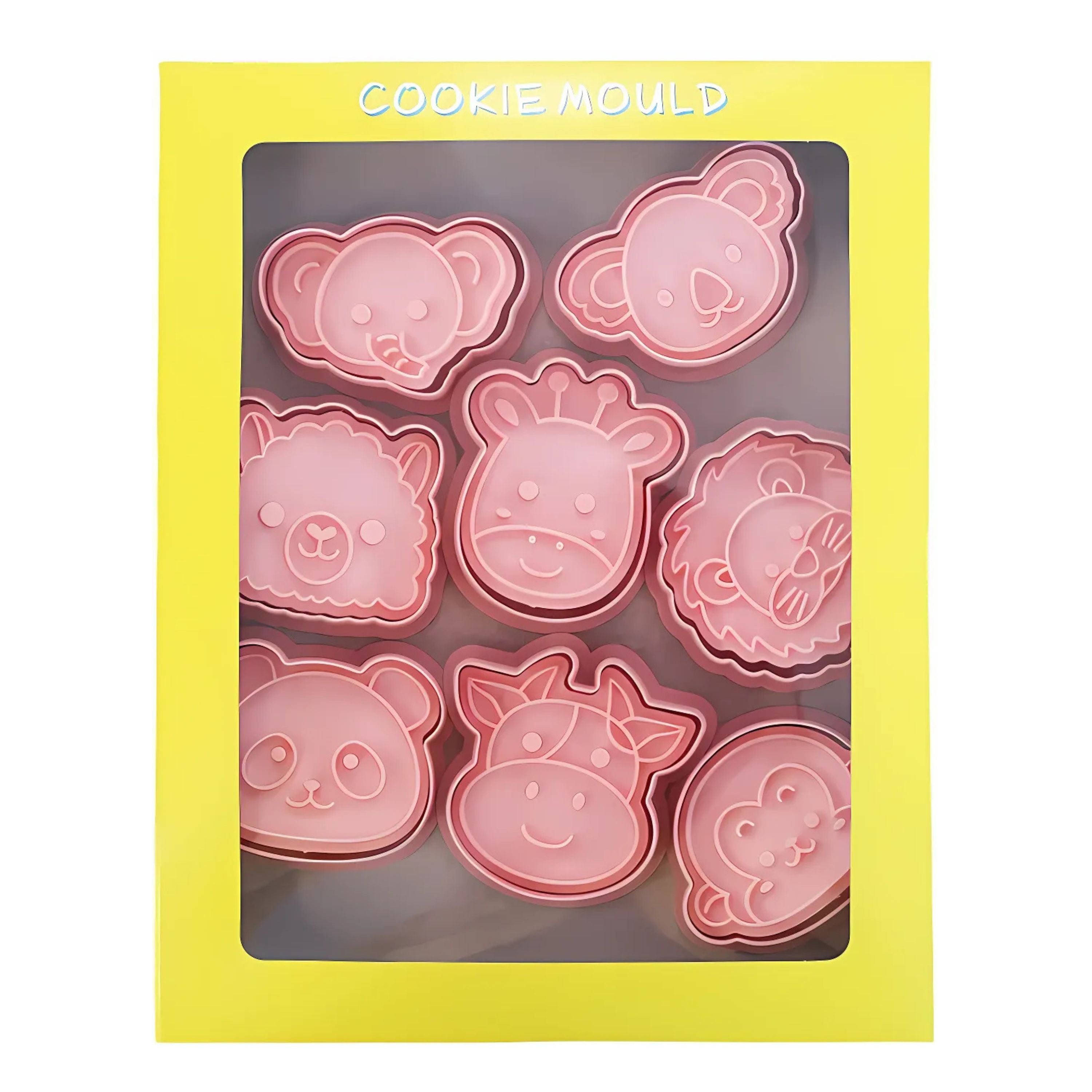 Kitcheniva Animal Cookie Cutter Set 8 Pcs