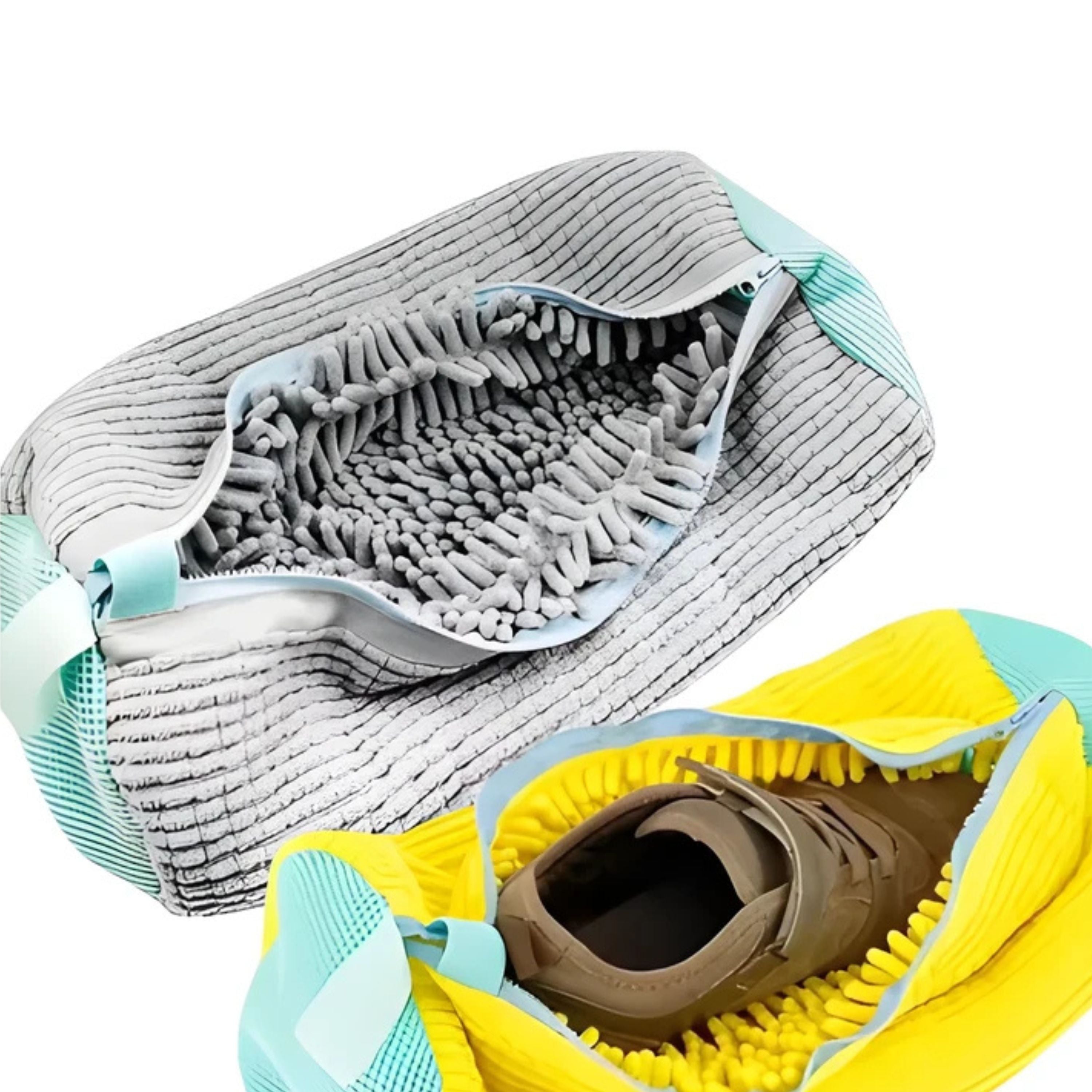 Kitcheniva Padded Shoe Laundry Bag for Washing Machine Gray 1 Pcs