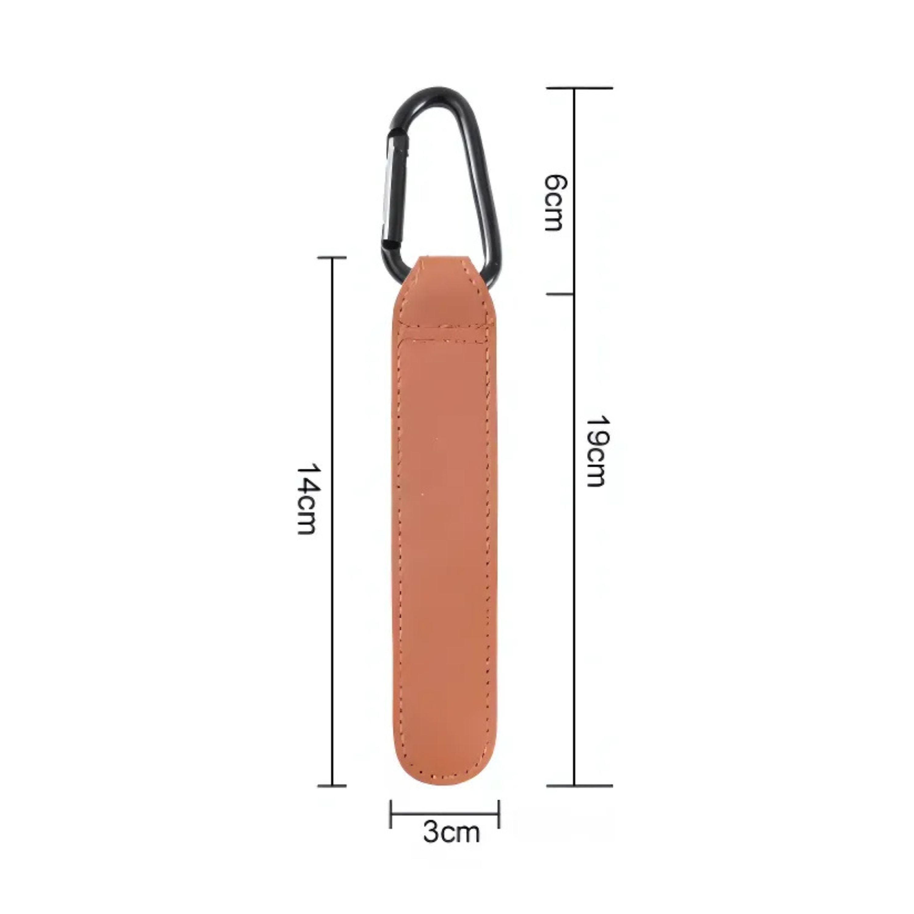 Kitcheniva PU Leather Stroller Hook for Bags Black 2 Pcs