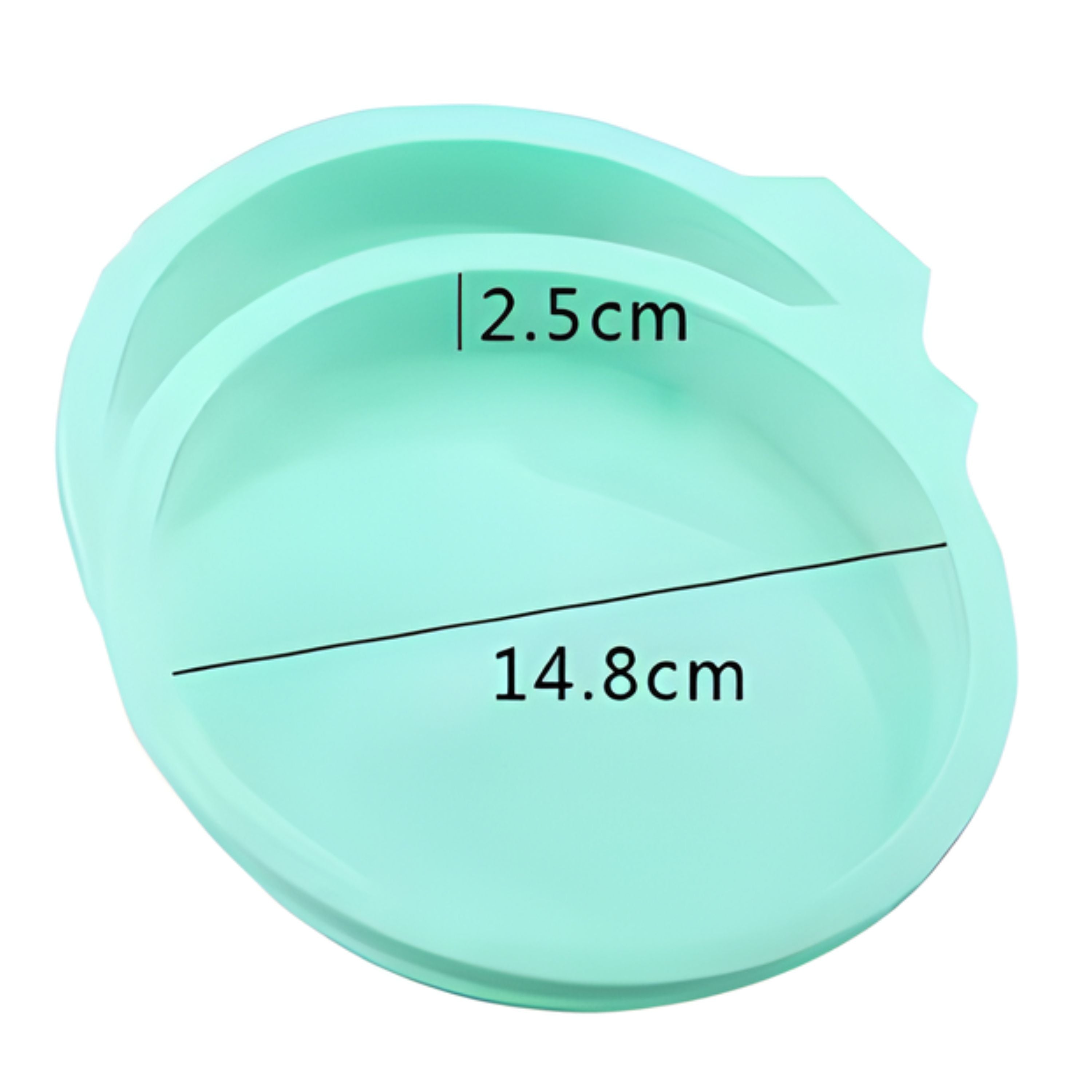 Kitcheniva 6" Silicone Bakeware Round Cake Pan 2 Pcs