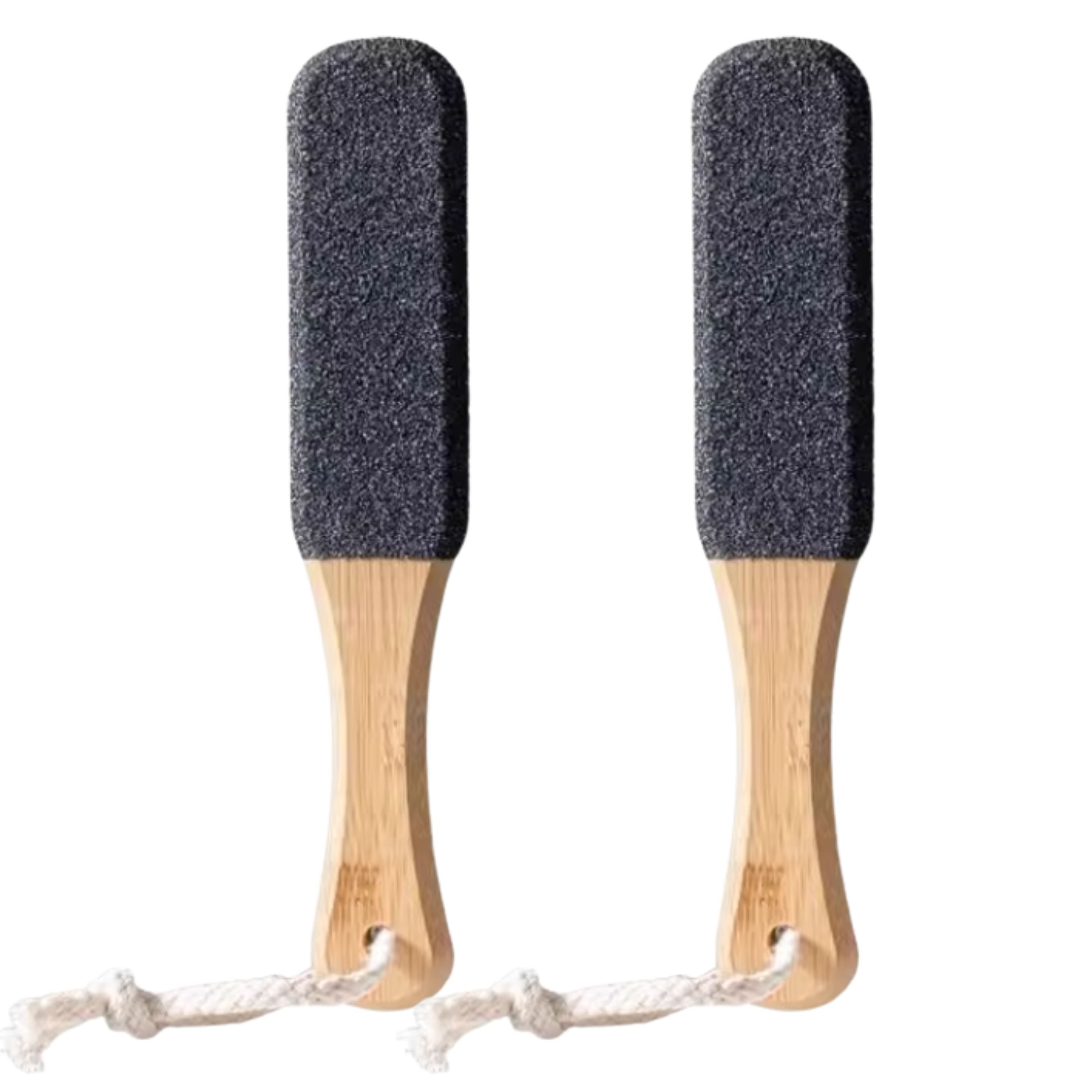 Kitcheniva Pumice Stone Foot File - Callus Remover for Feet (2 Pack, Black)