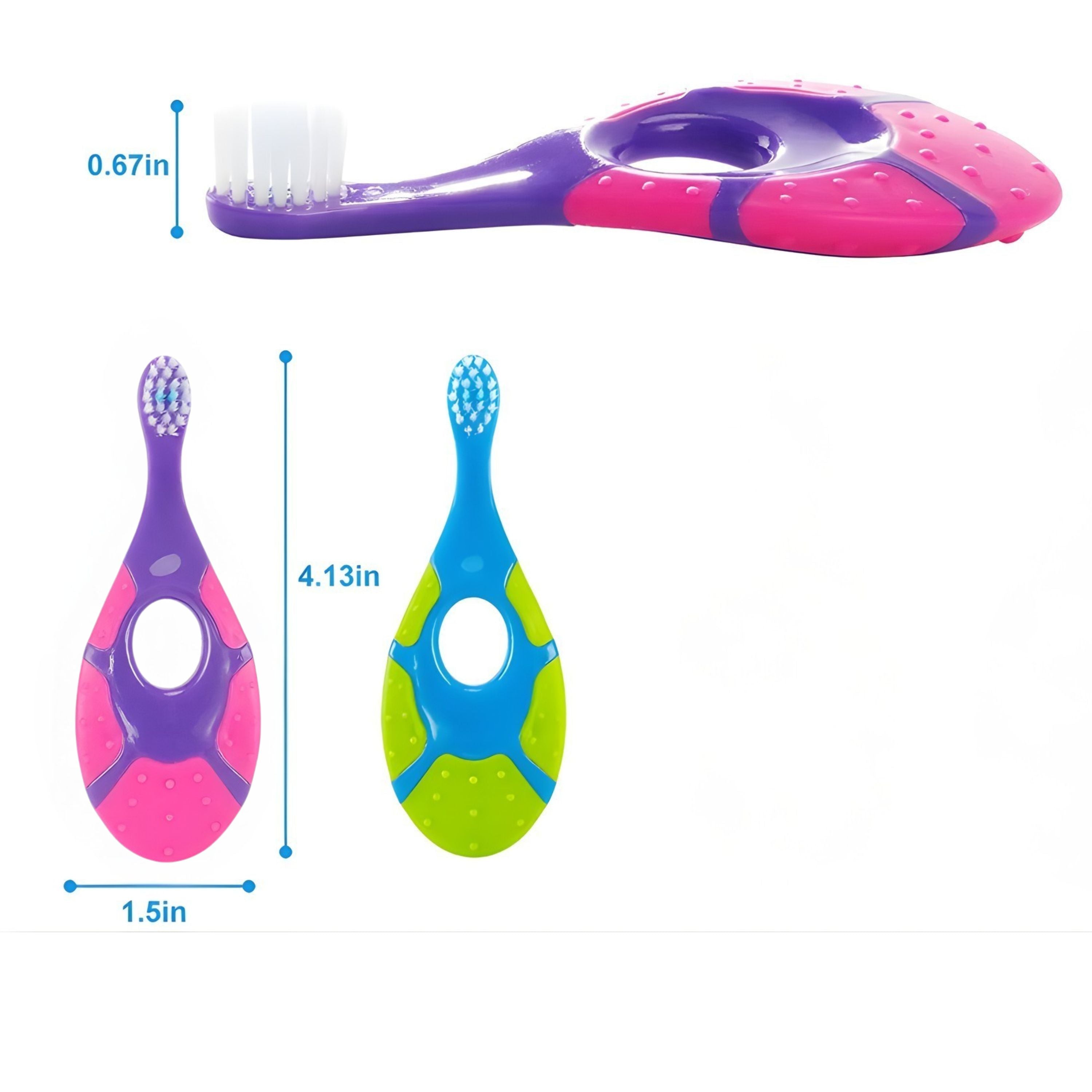 Kitcheniva Children's Non-Slip Toothbrush 2 Pcs