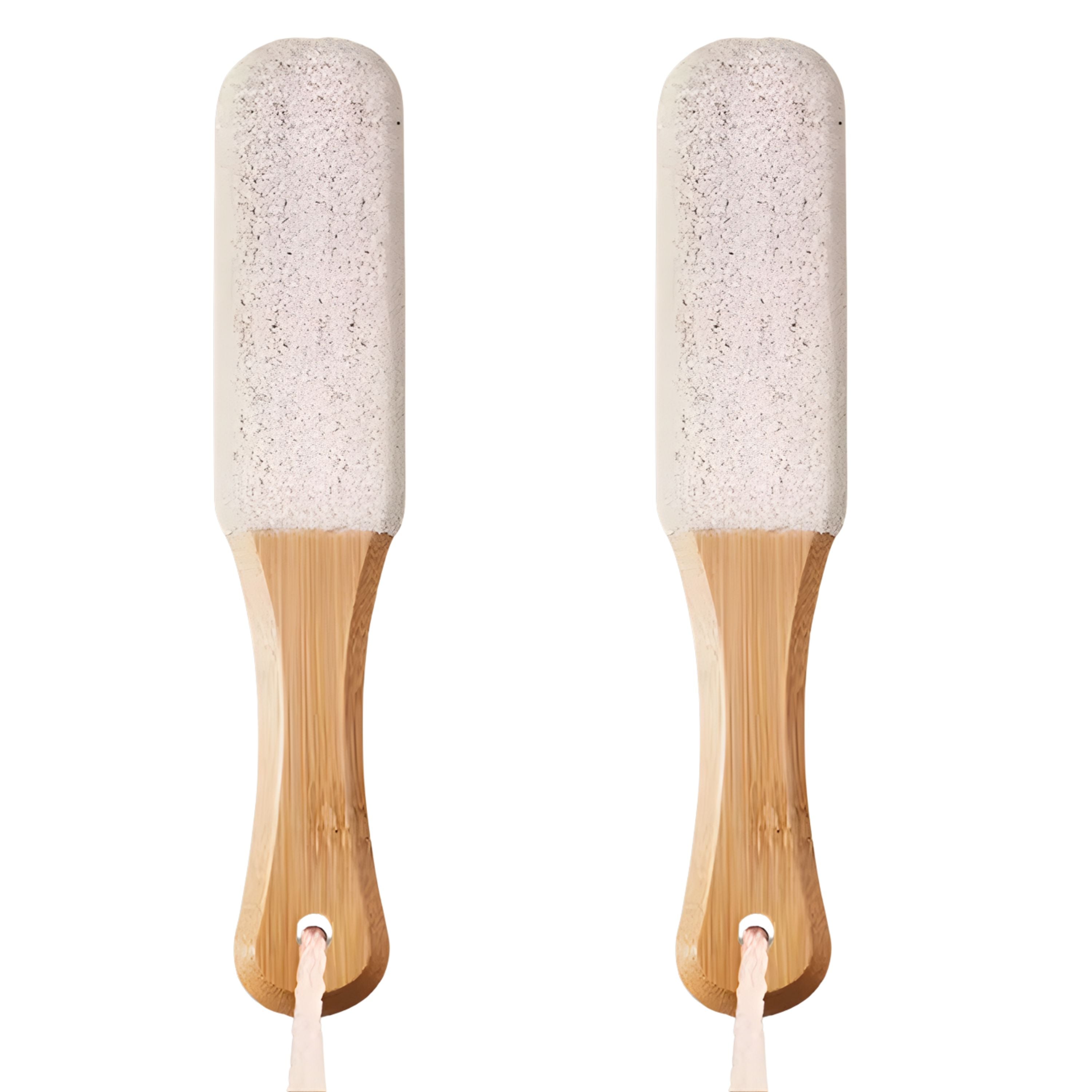 Kitcheniva Pumice Stone Foot File - Callus Remover for Feet (2 Pack, White)