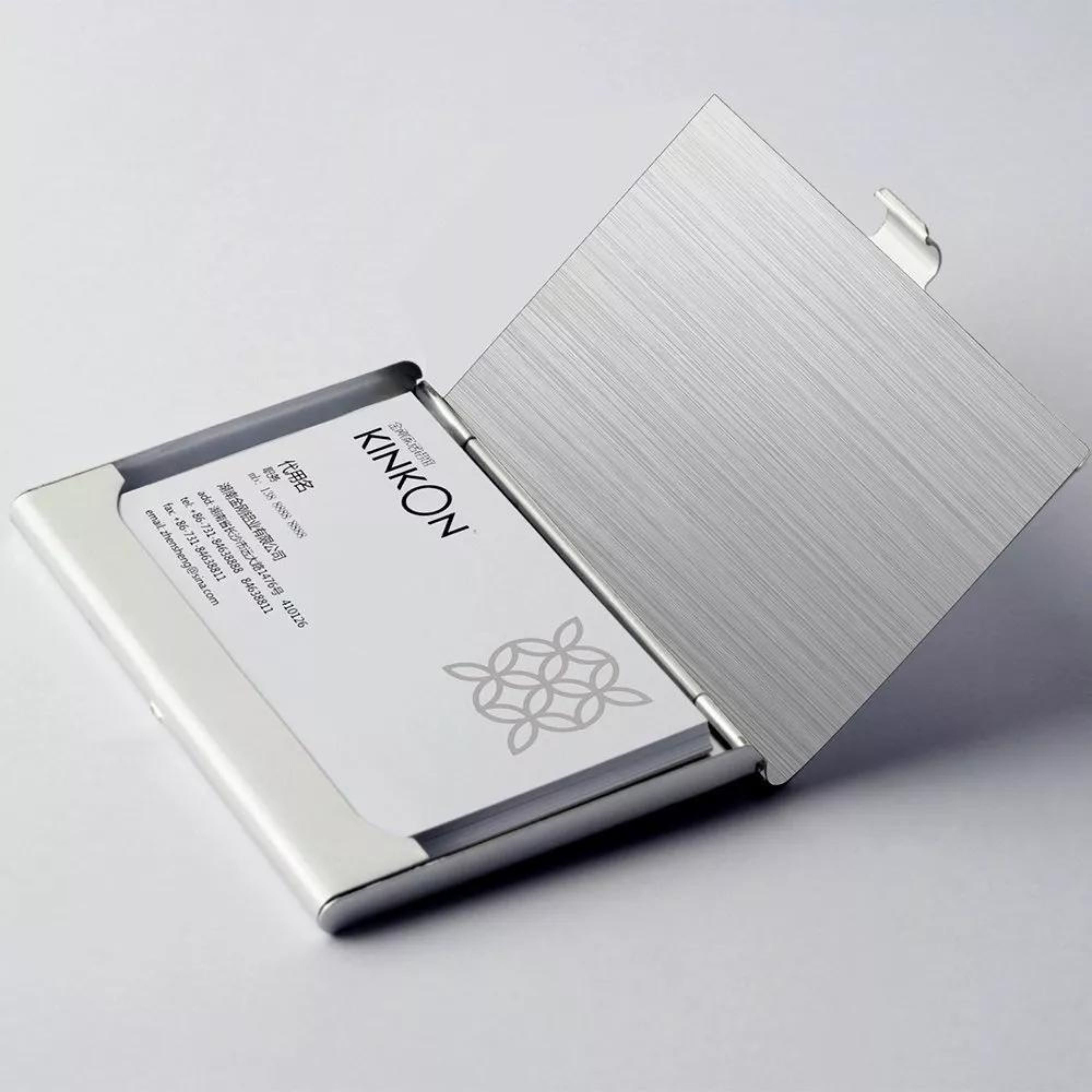 Kitcheniva Stainless Steel Card Holder Wallet Case