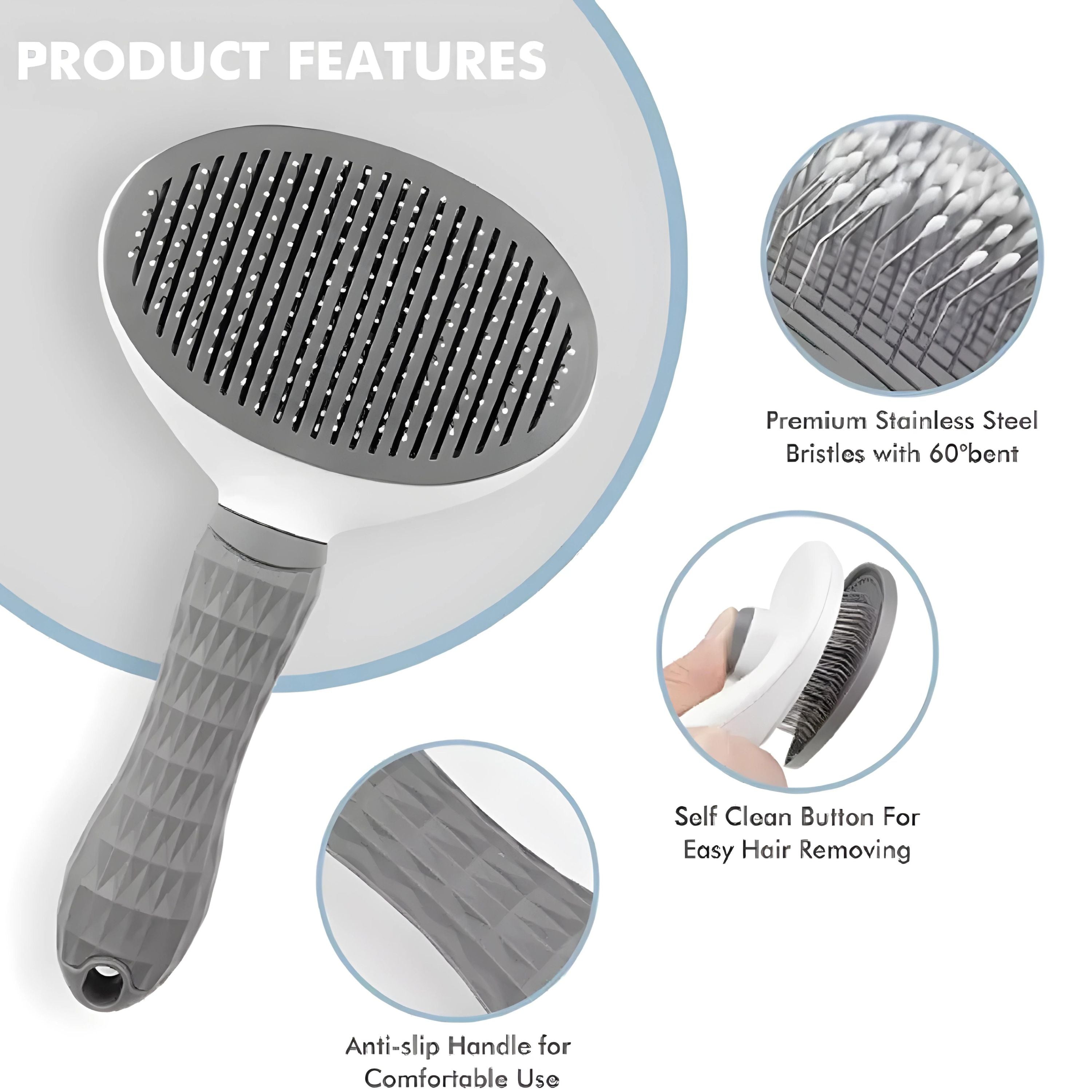 Kitcheniva Pet Hair Remover Brush Deshedding Tool