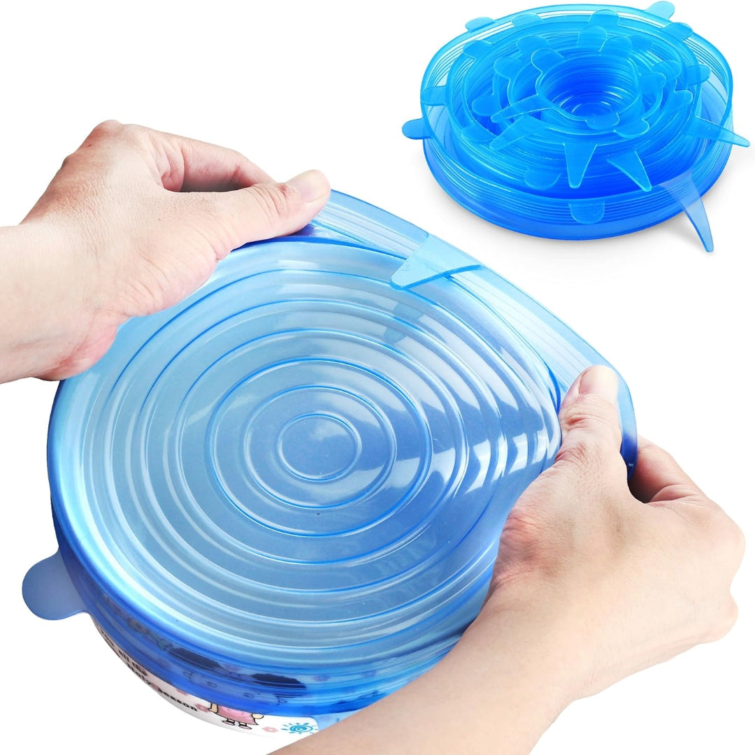 Kitcheniva Reusable Silicone Stretch Lids Blue