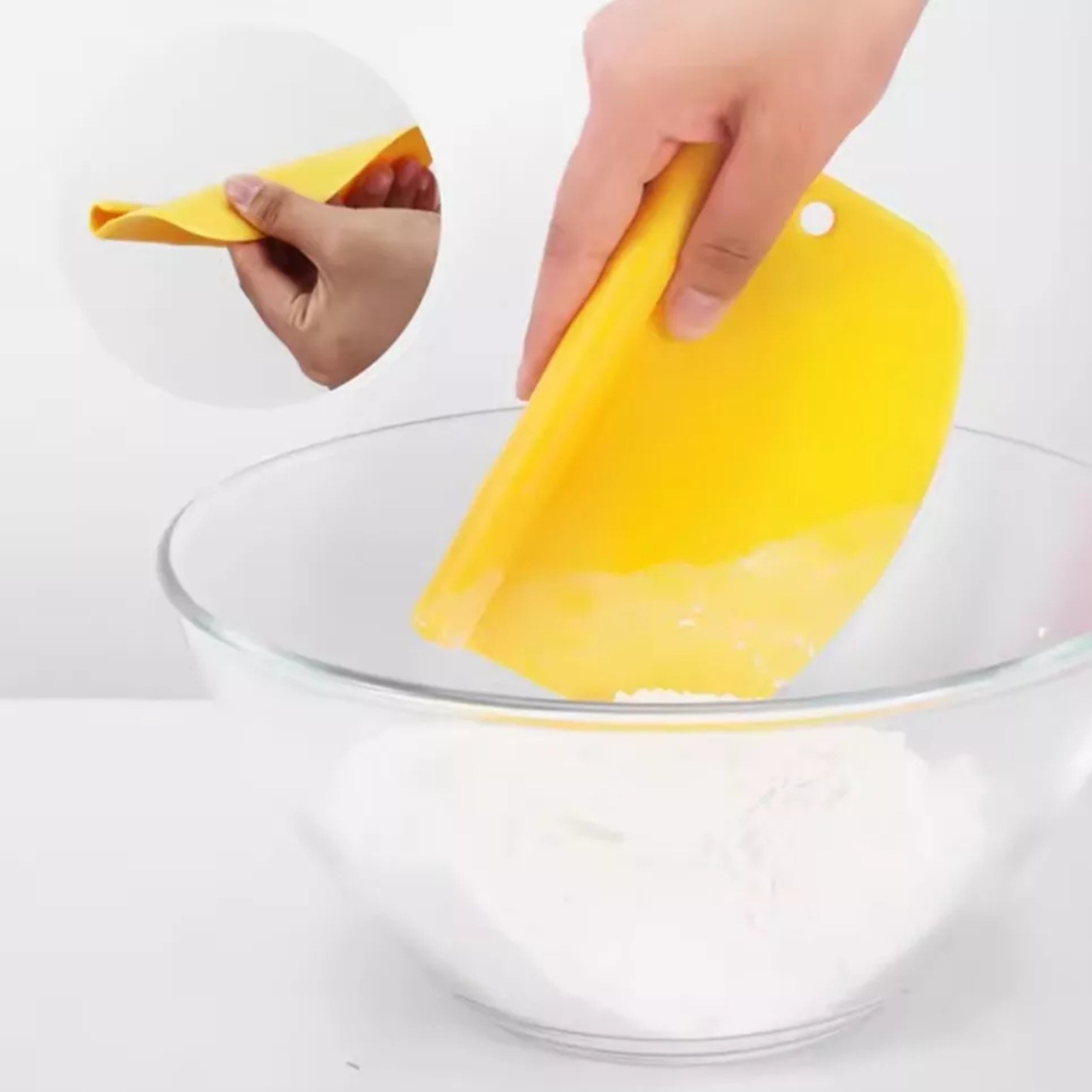 Kitcheniva Stainless Steel Dough Cutter With Scale