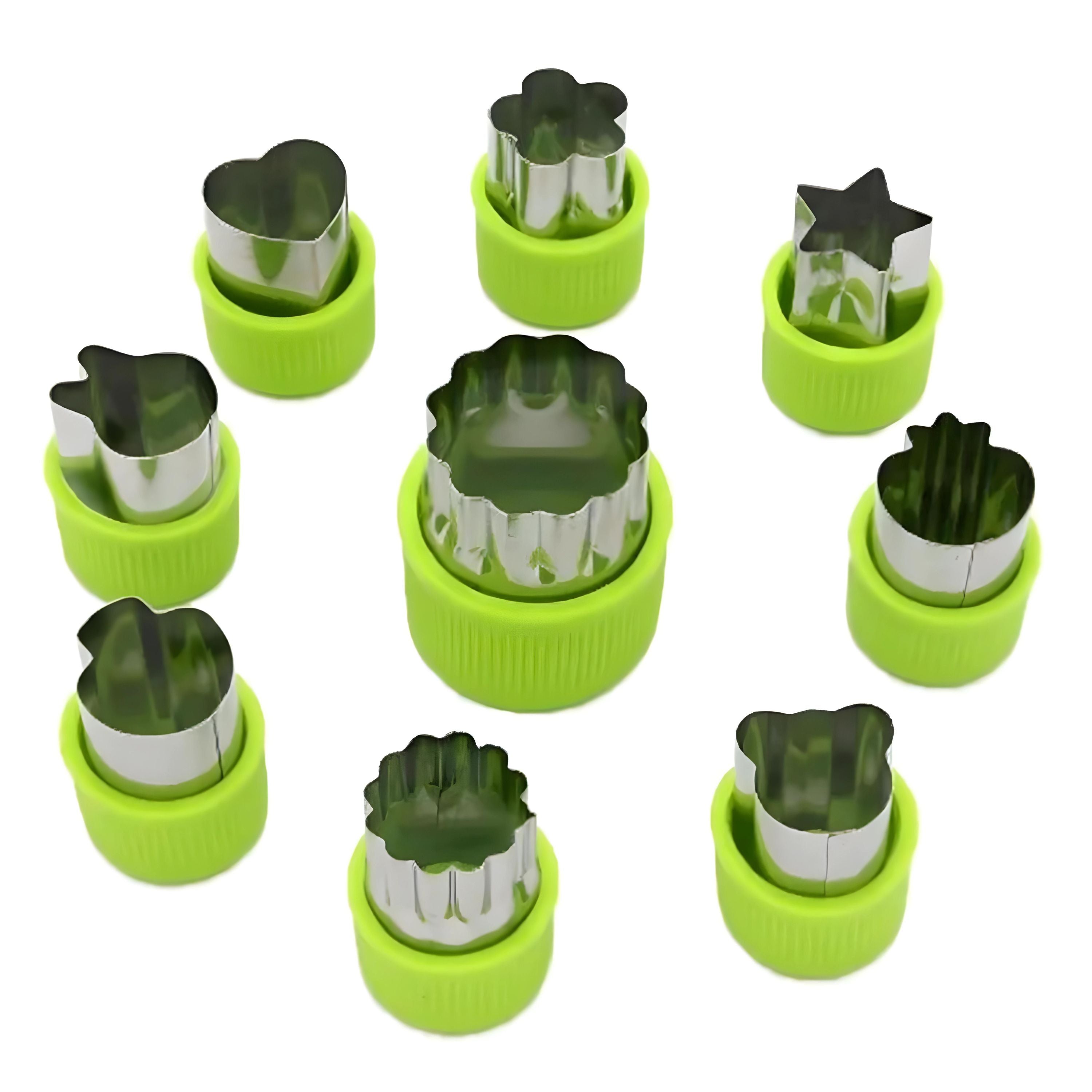 Kitcheniva Stainless Steel Fruit & Vegetable Cutter Set 9 Pcs