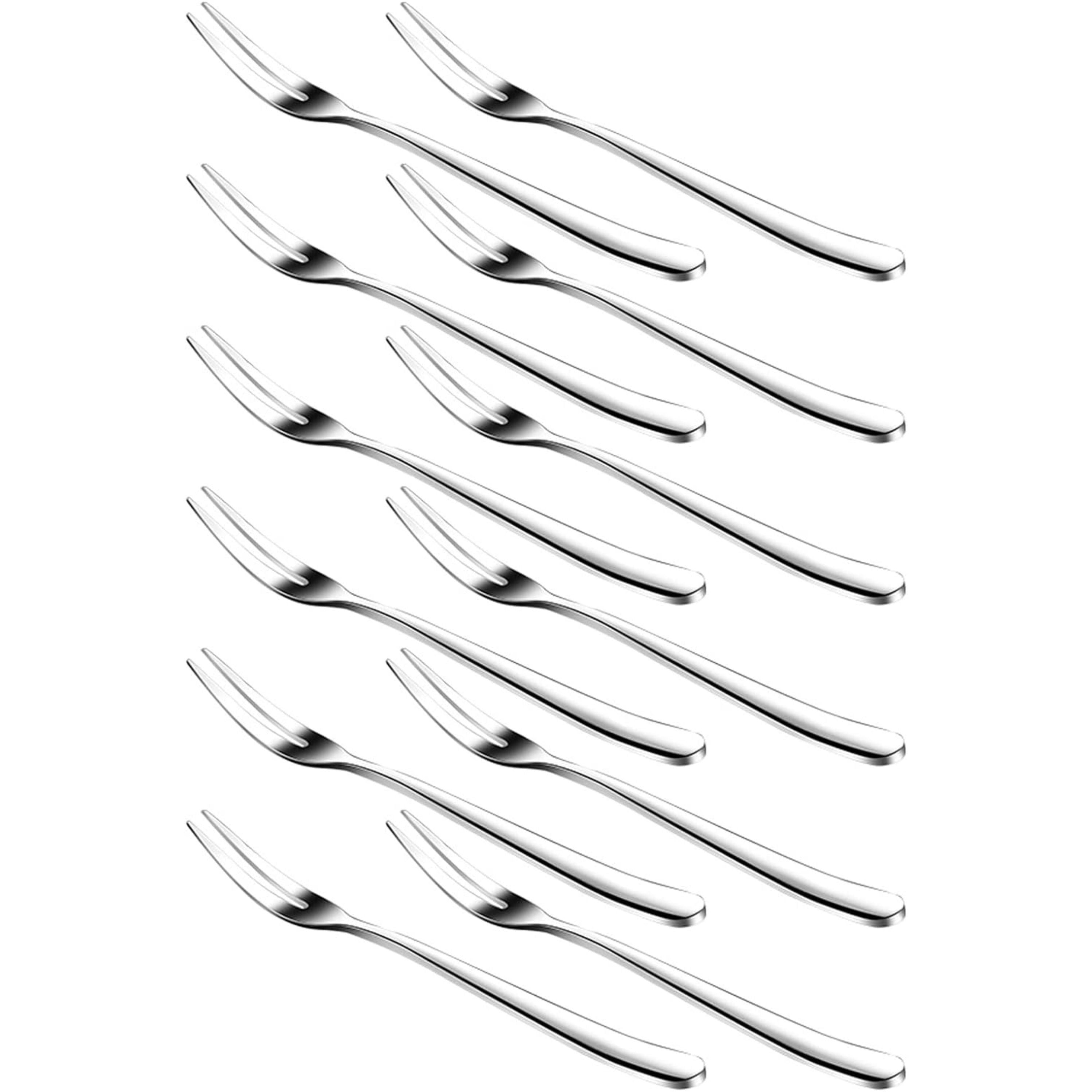 Kitcheniva Stainless Steel Mini Forks Set 12 Pcs