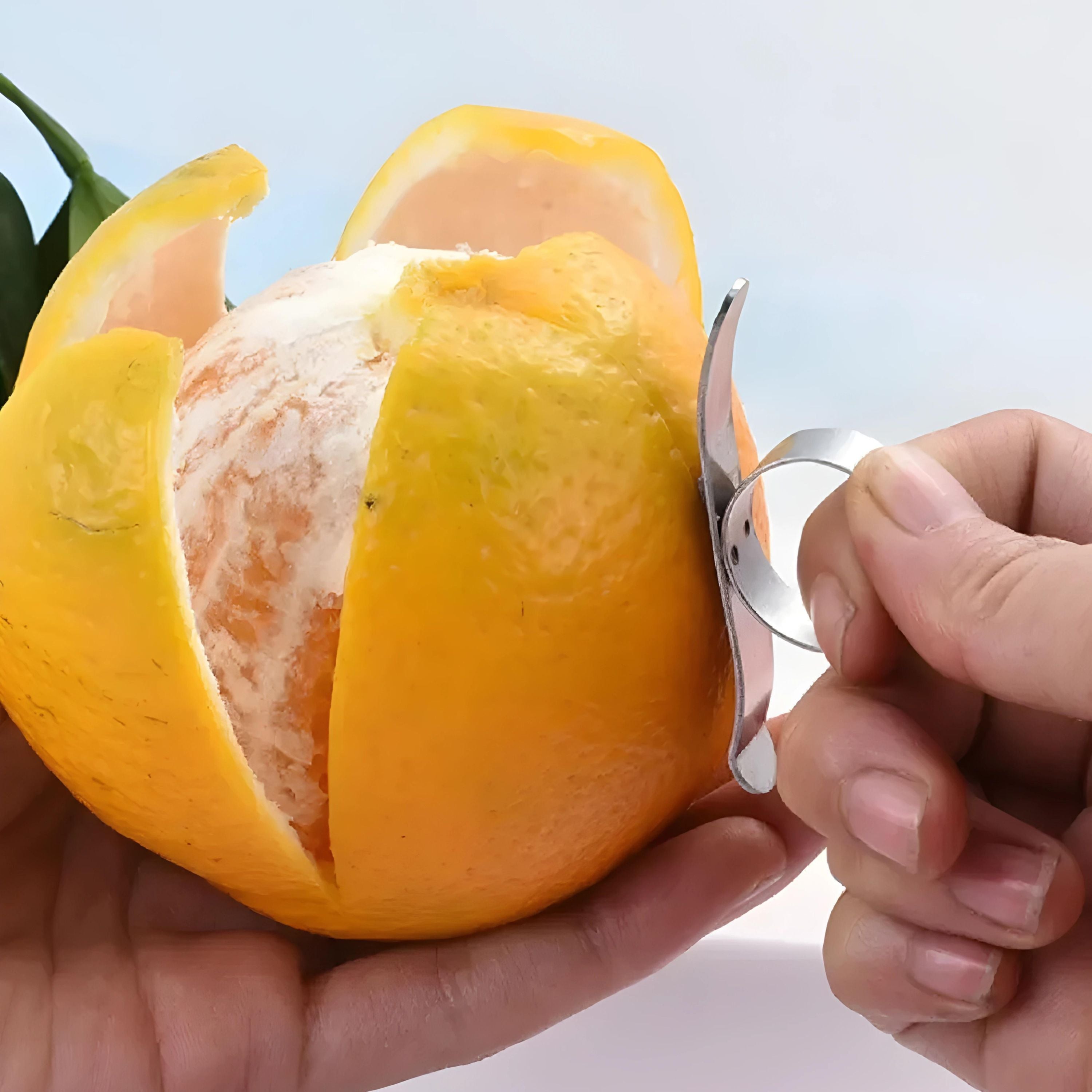 Kitcheniva Stainless Steel Orange Peeler 2 Pcs