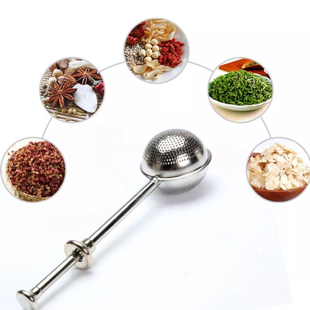 Kitcheniva Reusable Long-Handle Tea Ball Infuser